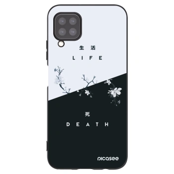 Picasee silikonski črni ovitek za Huawei P40 Lite - Life - Death