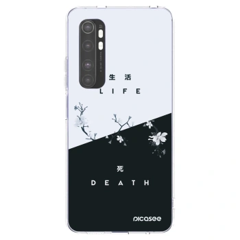 Picasee silikonski prozorni ovitek za Xiaomi Mi Note 10 Lite - Life - Death