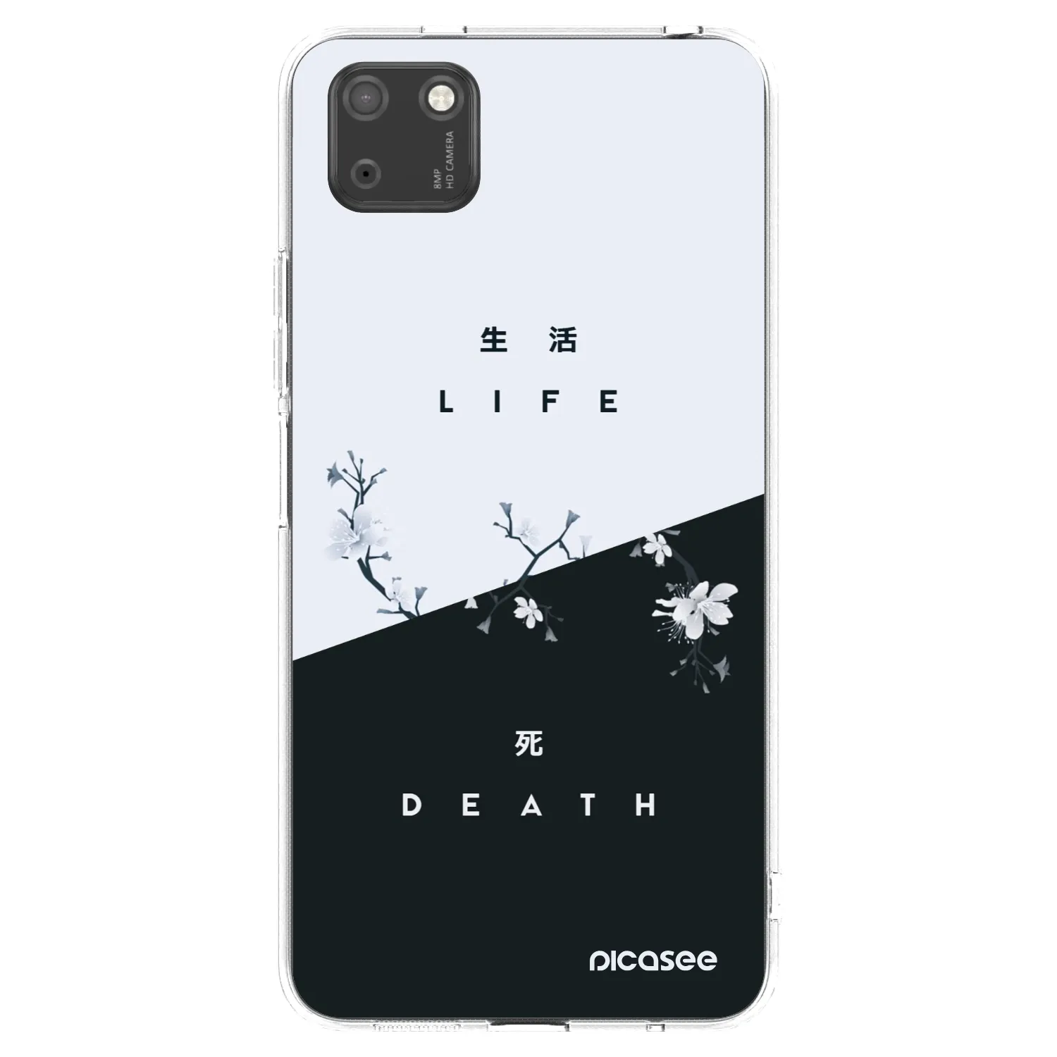 Picasee silikonski prozorni ovitek za Huawei Y5P - Life - Death