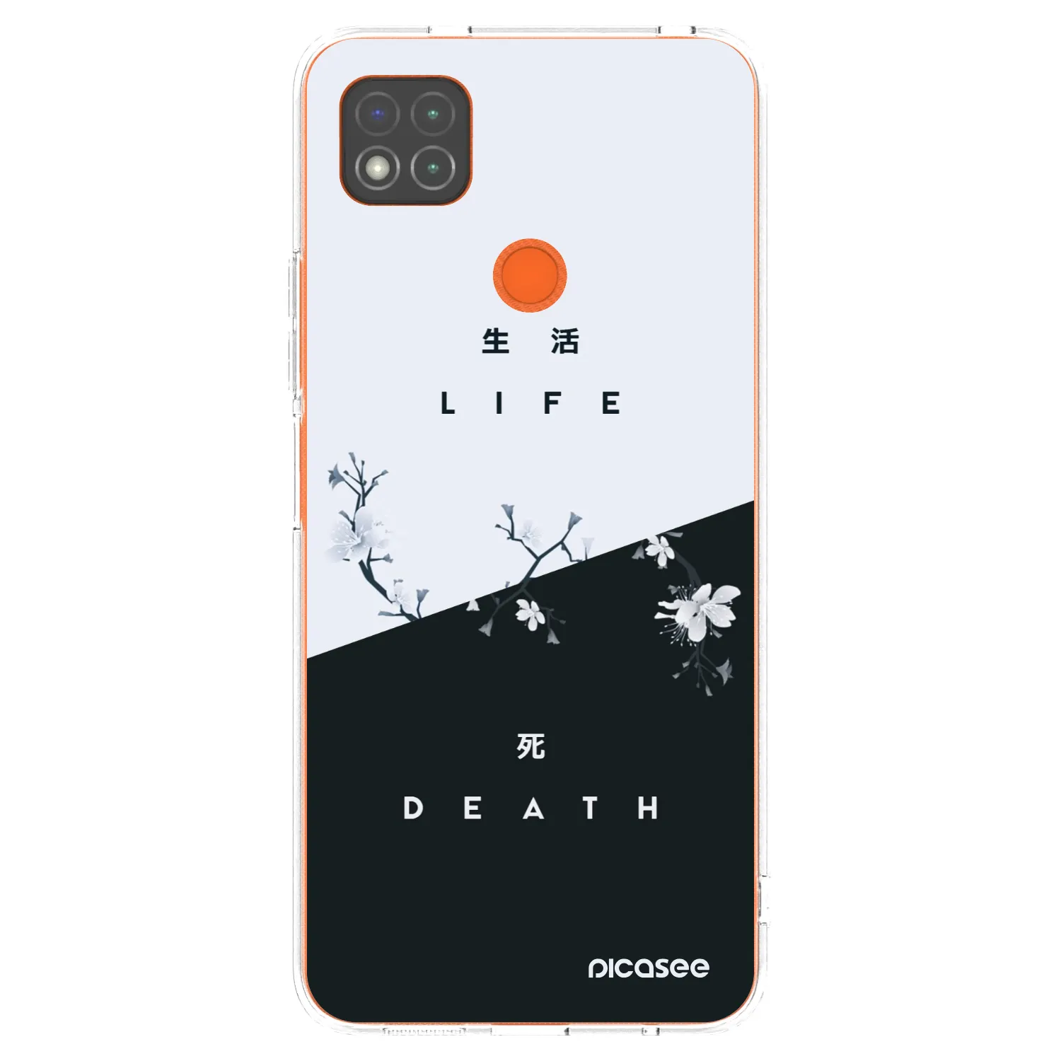 Picasee silikonski prozorni ovitek za Xiaomi Redmi 9C - Life - Death