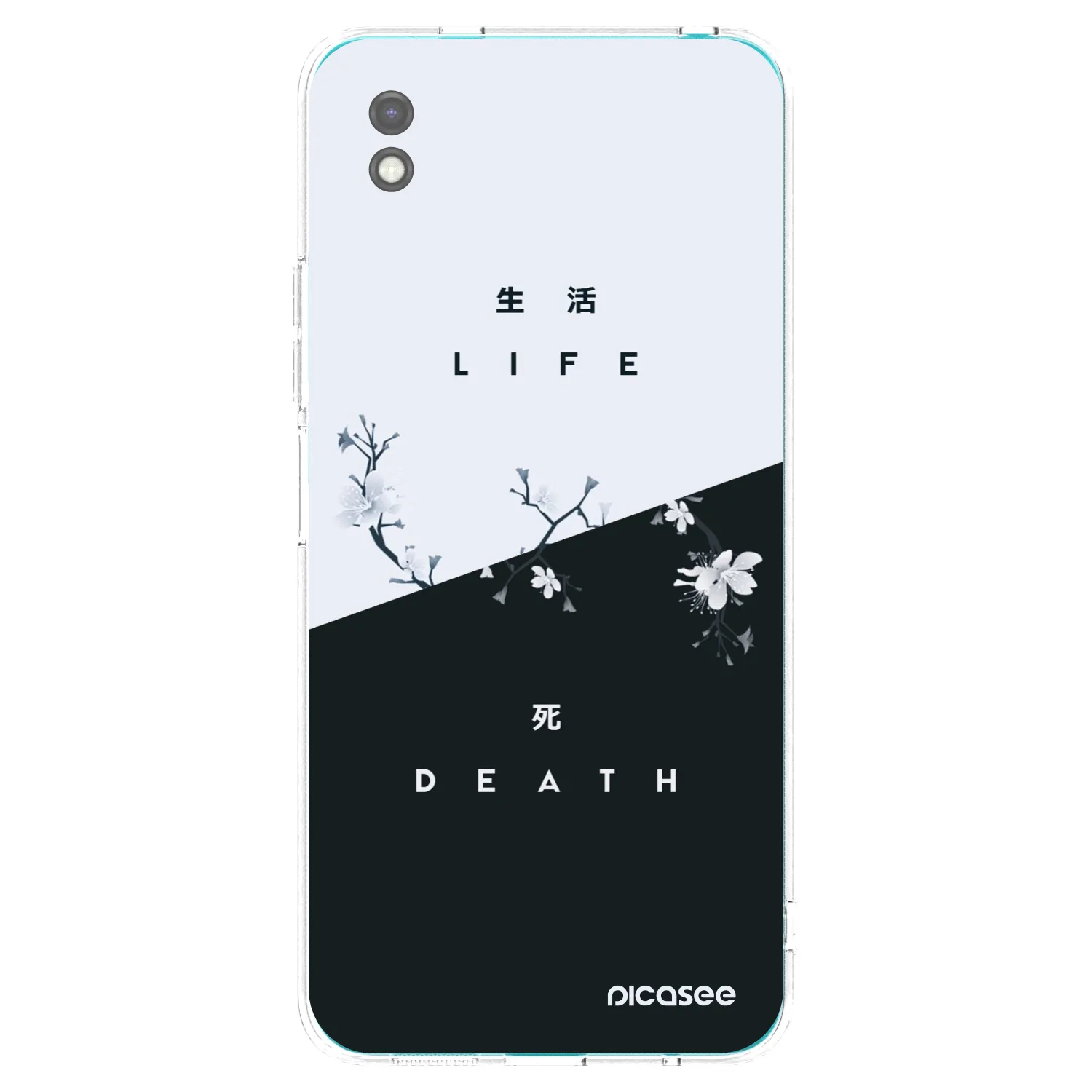 Picasee silikonski črni ovitek za Xiaomi Redmi 9A - Life - Death