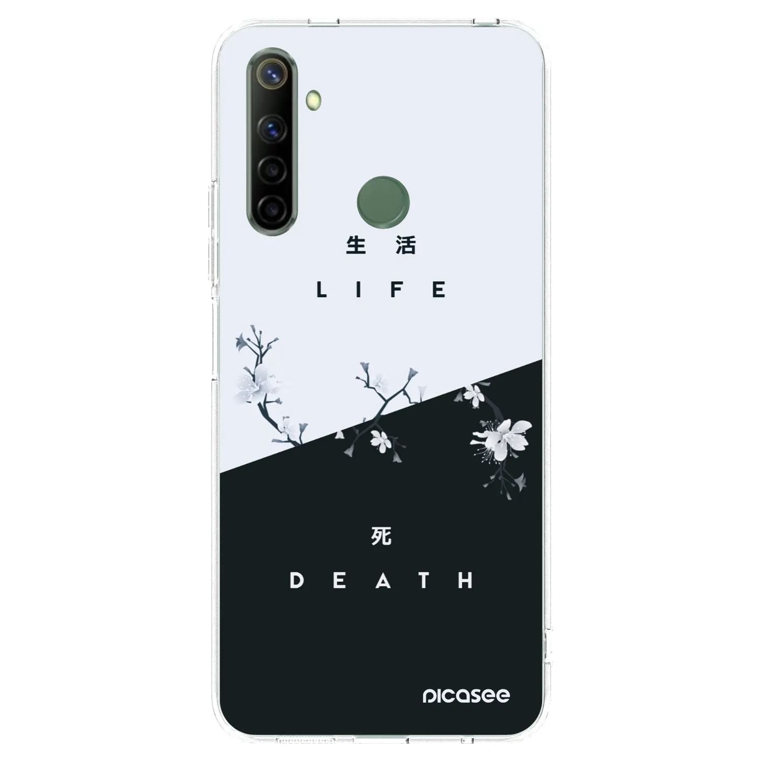 Picasee silikonski prozorni ovitek za Realme 6i - Life - Death