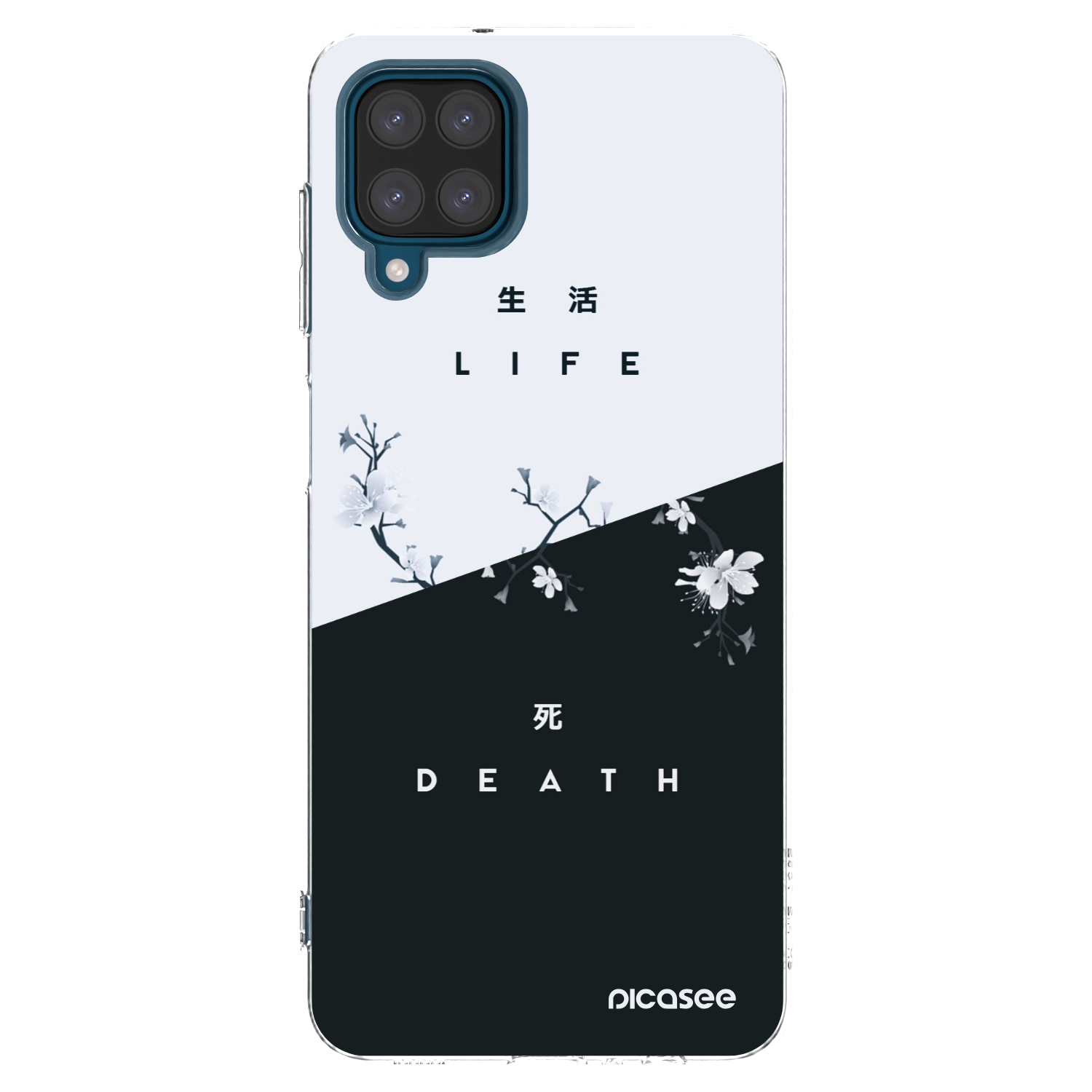 Picasee silikonski prozorni ovitek za Samsung Galaxy A12 A125F - Life - Death