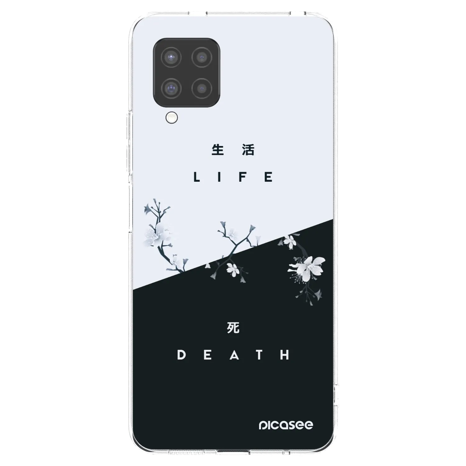 Picasee silikonski prozorni ovitek za Samsung Galaxy A42 A426B - Life - Death