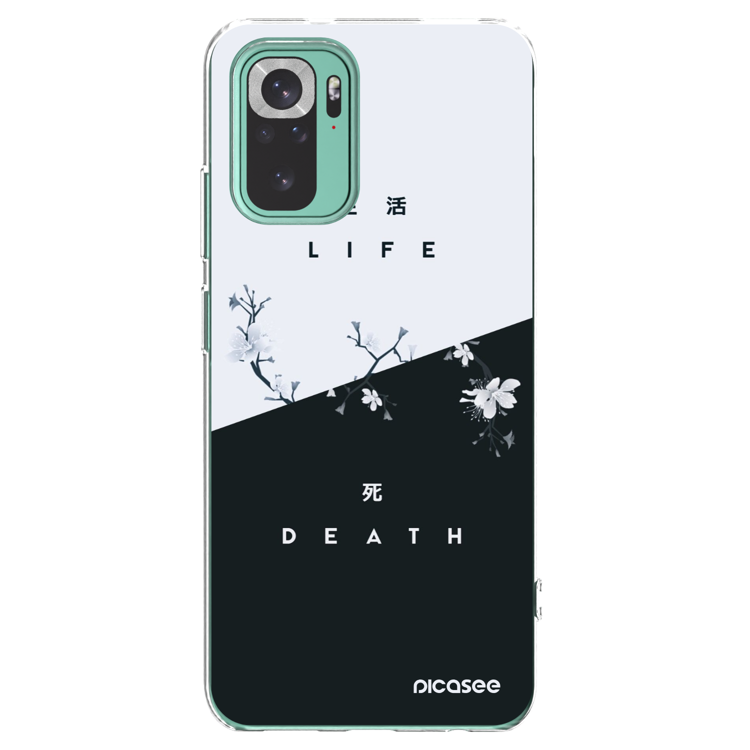 Picasee silikonski prozorni ovitek za Xiaomi Redmi Note 10 Pro - Life - Death