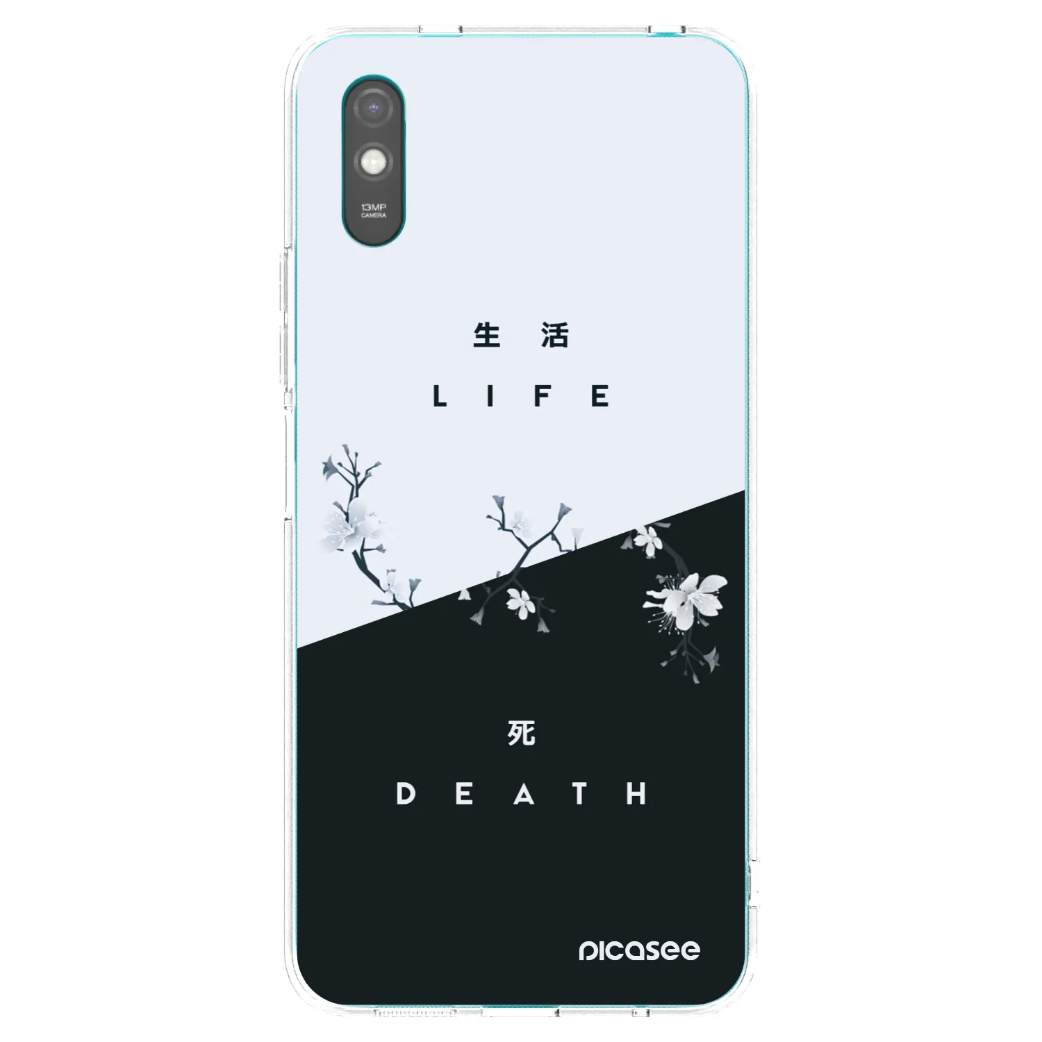 Picasee silikonski prozorni ovitek za Xiaomi Redmi 9AT - Life - Death