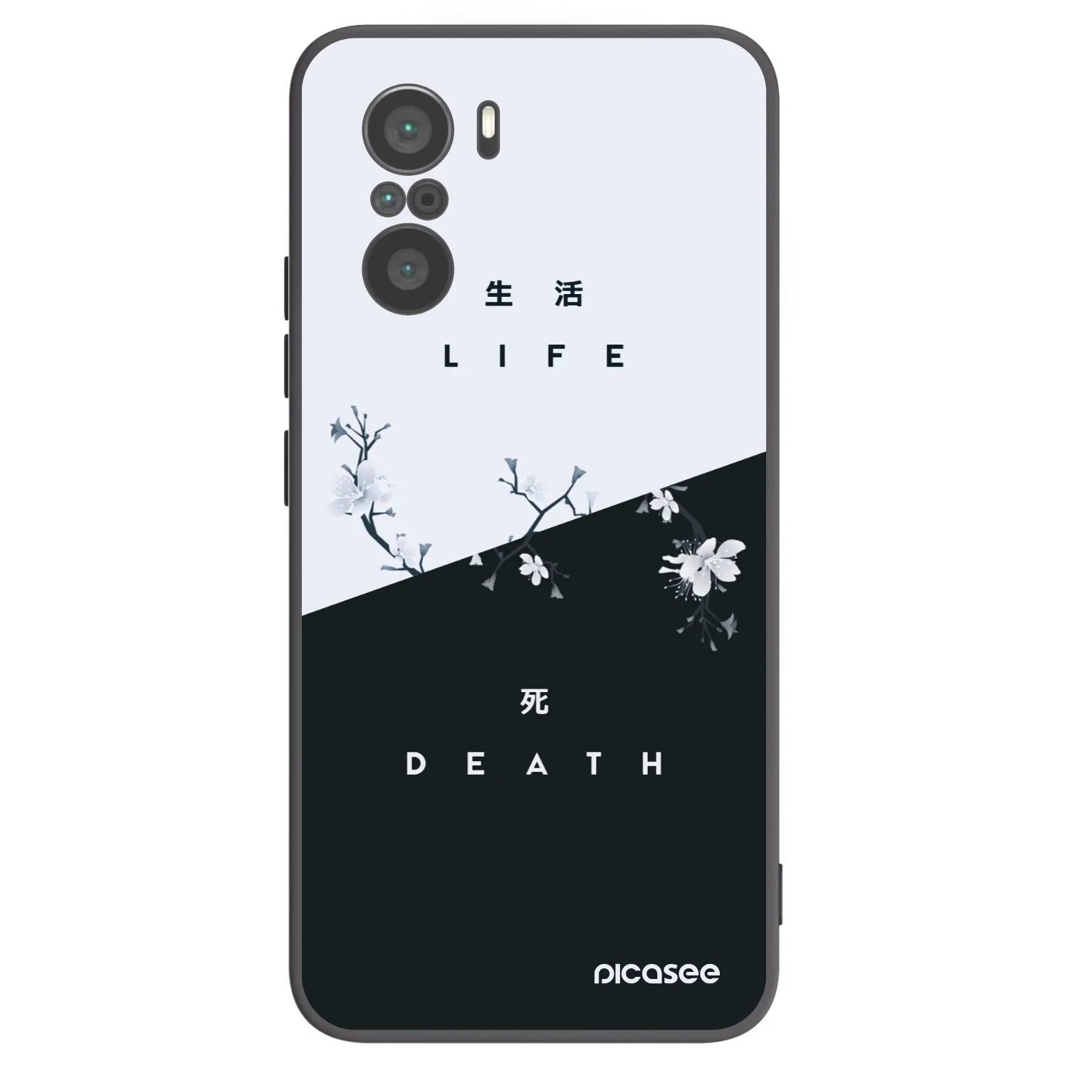 Picasee silikonski črni ovitek za Xiaomi Poco F3 - Life - Death