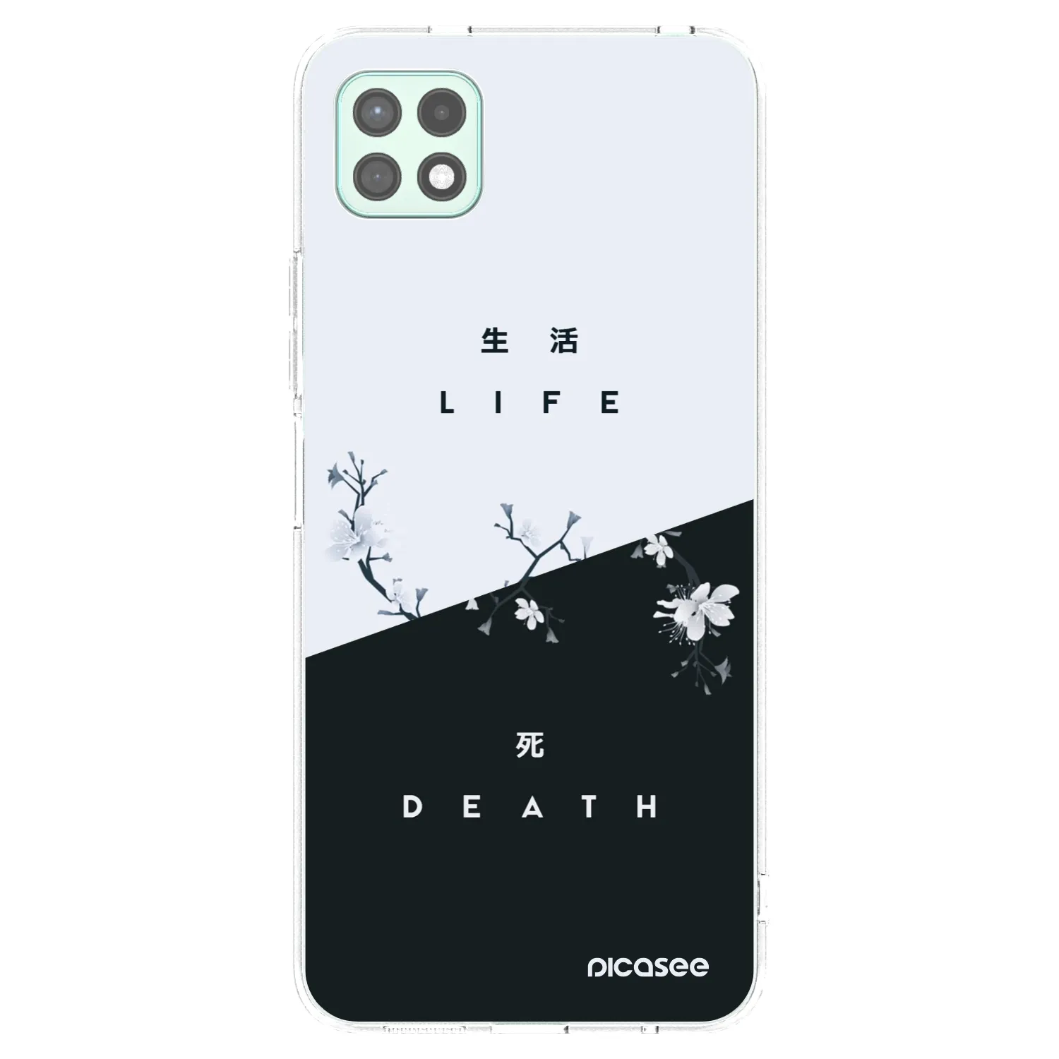 Picasee silikonski prozorni ovitek za Samsung Galaxy A22 A226B 5G - Life - Death