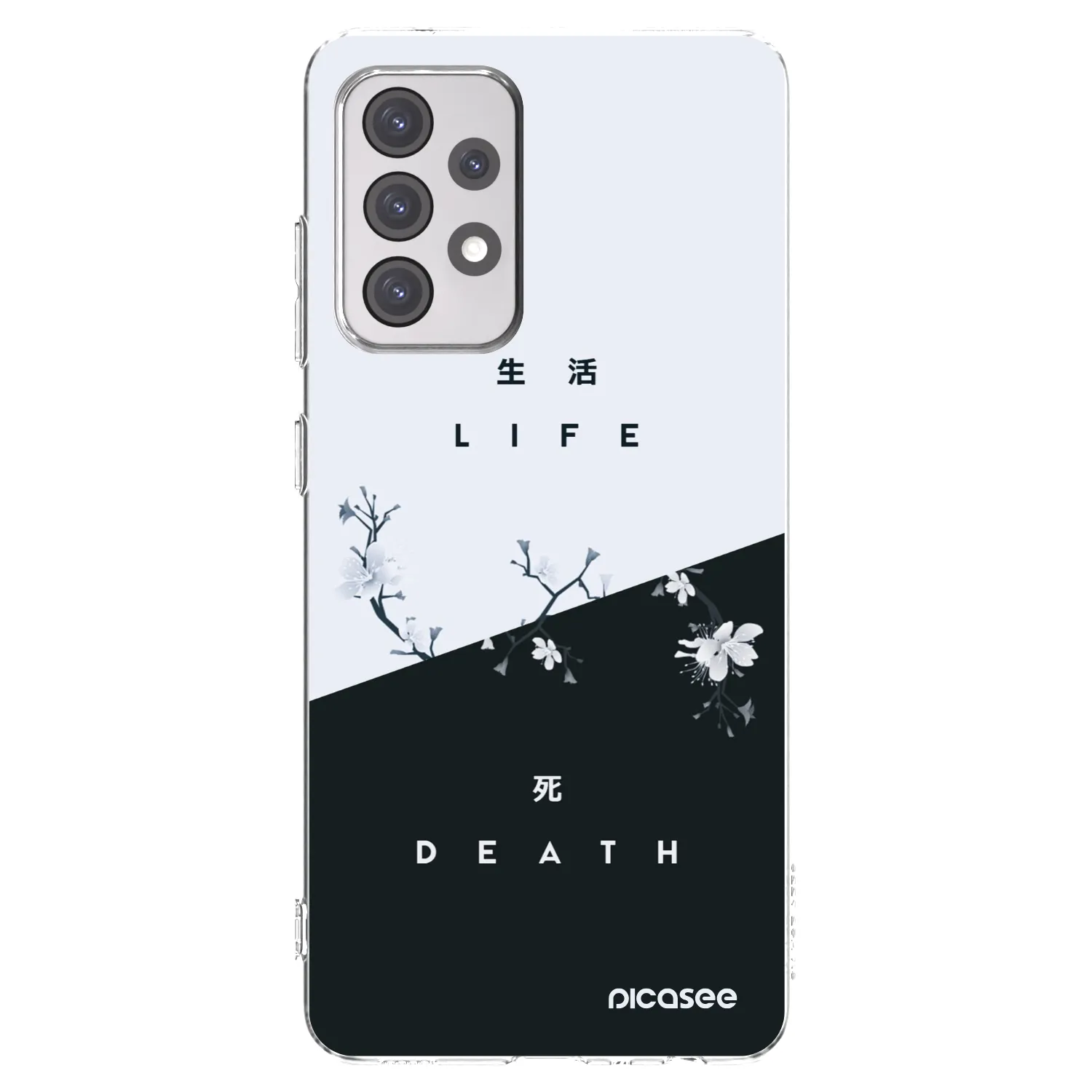 Picasee silikonski prozorni ovitek za Samsung Galaxy A52s 5G A528B - Life - Death