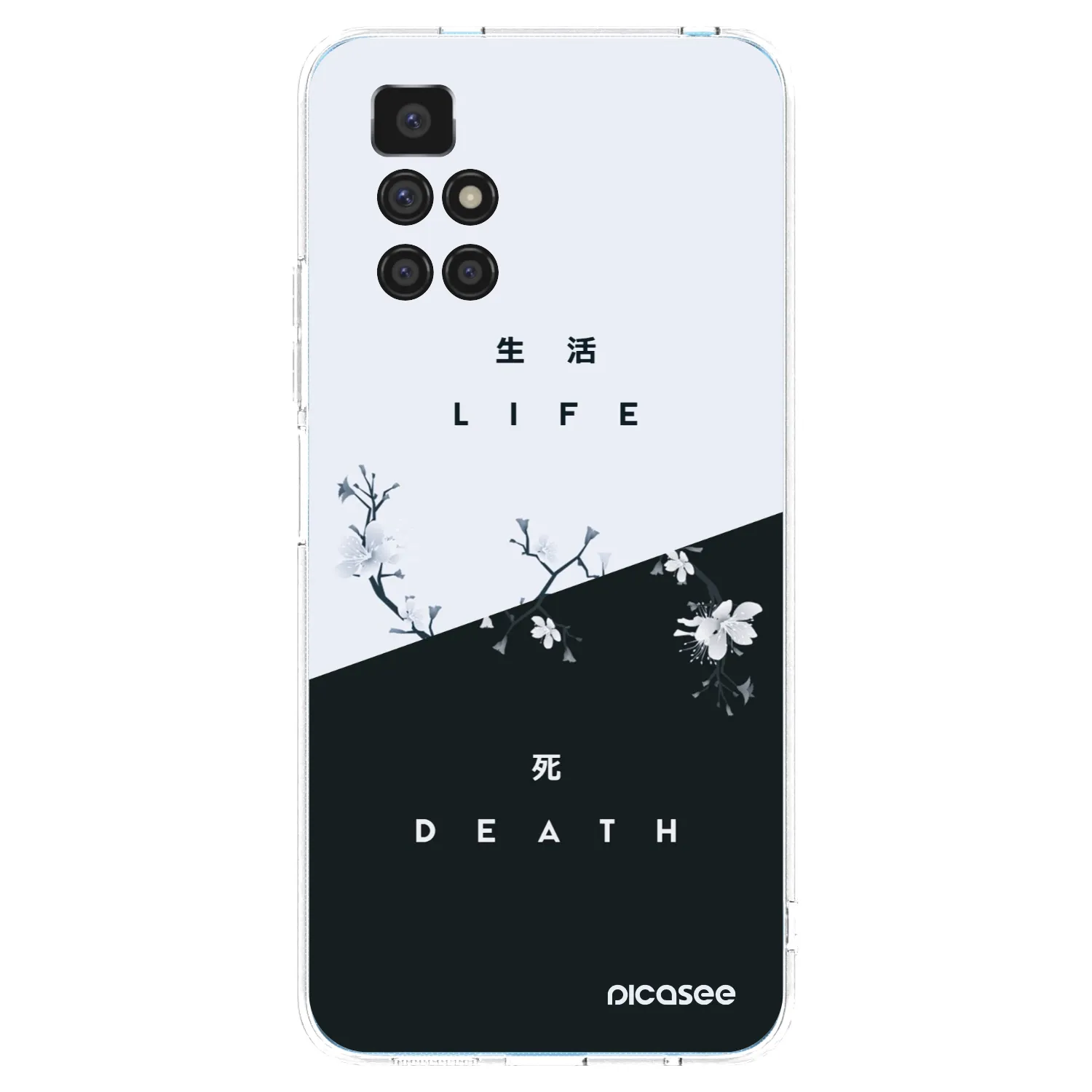Picasee silikonski prozorni ovitek za Xiaomi Redmi 10 - Life - Death