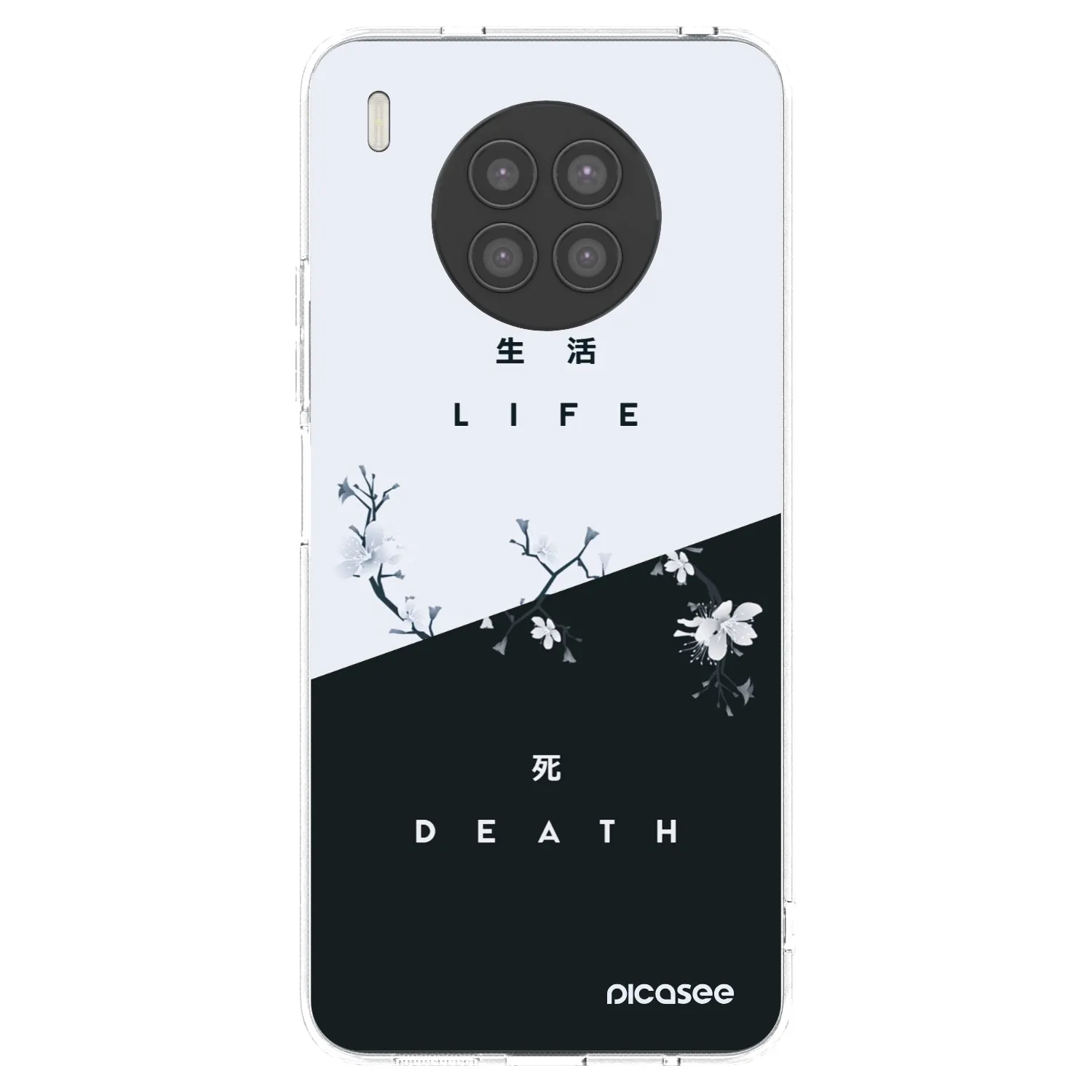 Picasee silikonski prozorni ovitek za Huawei Nova 8i - Life - Death