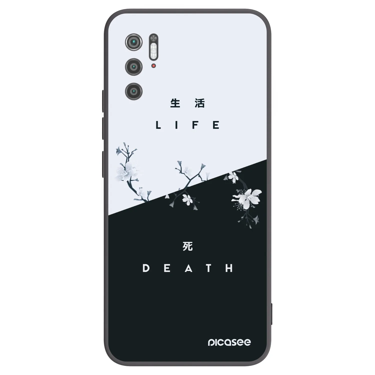 Picasee silikonski črni ovitek za Xiaomi Poco M3 Pro 5G - Life - Death