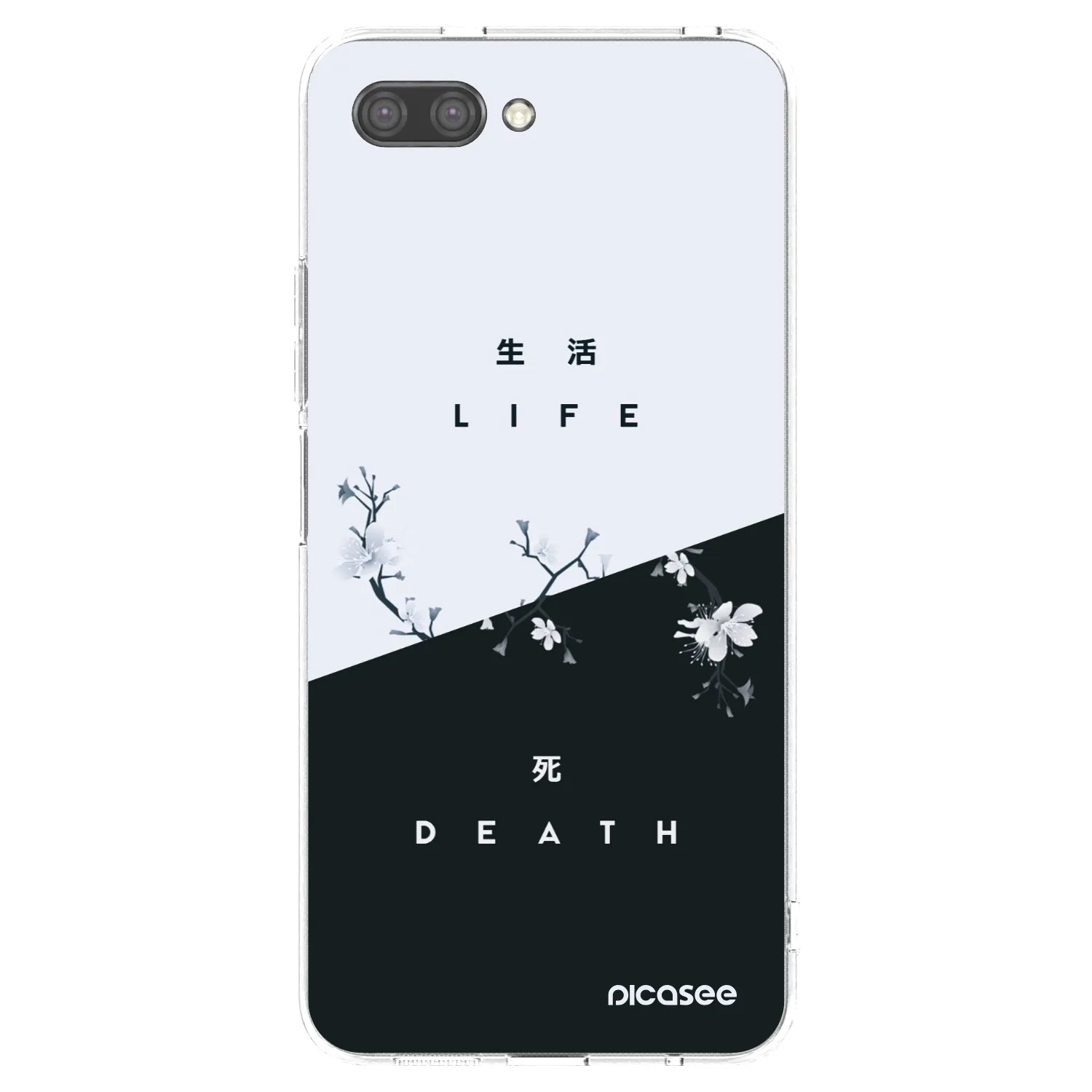 Picasee silikonski prozorni ovitek za Honor 10 - Life - Death