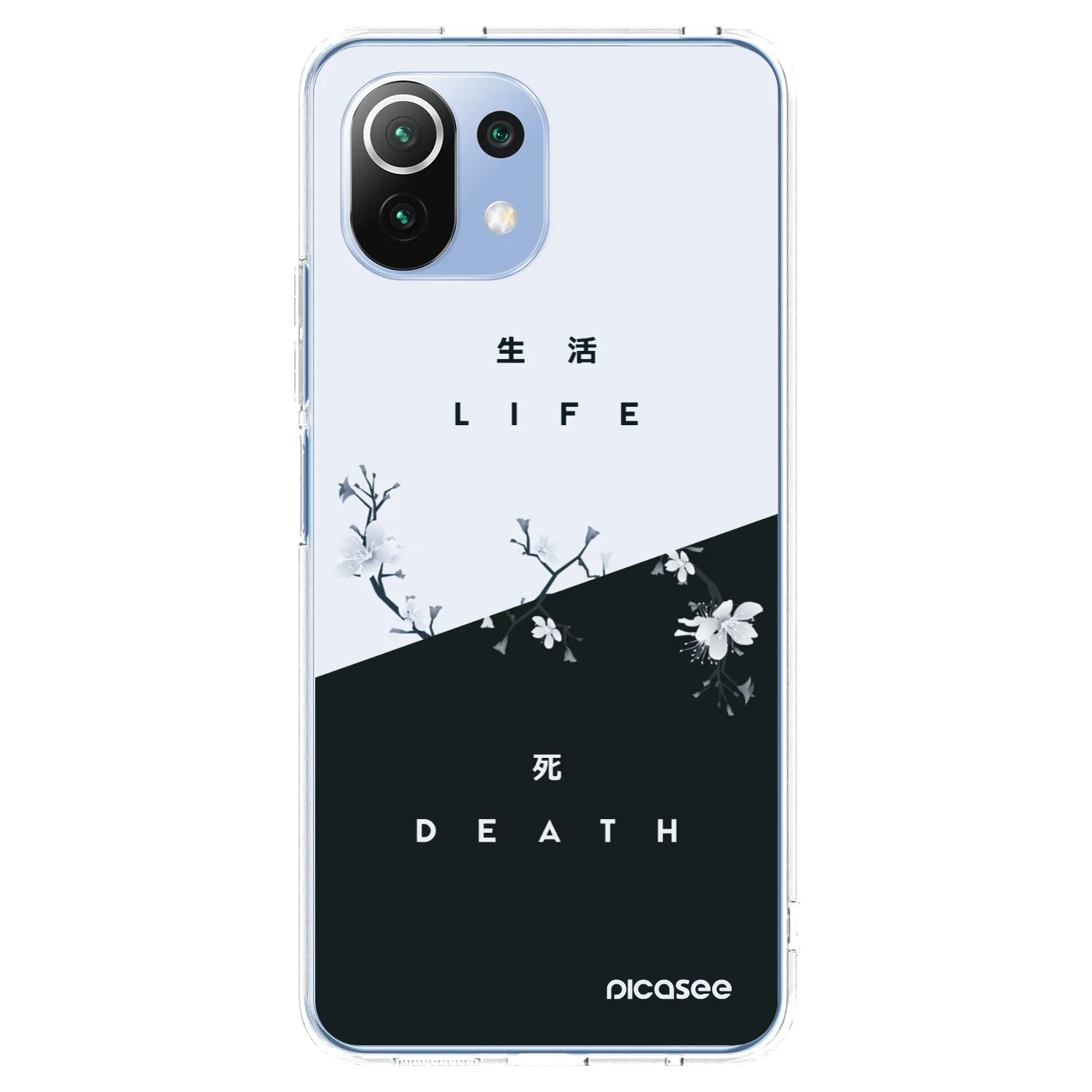 Picasee silikonski prozorni ovitek za Xiaomi 11 Lite 5G NE - Life - Death