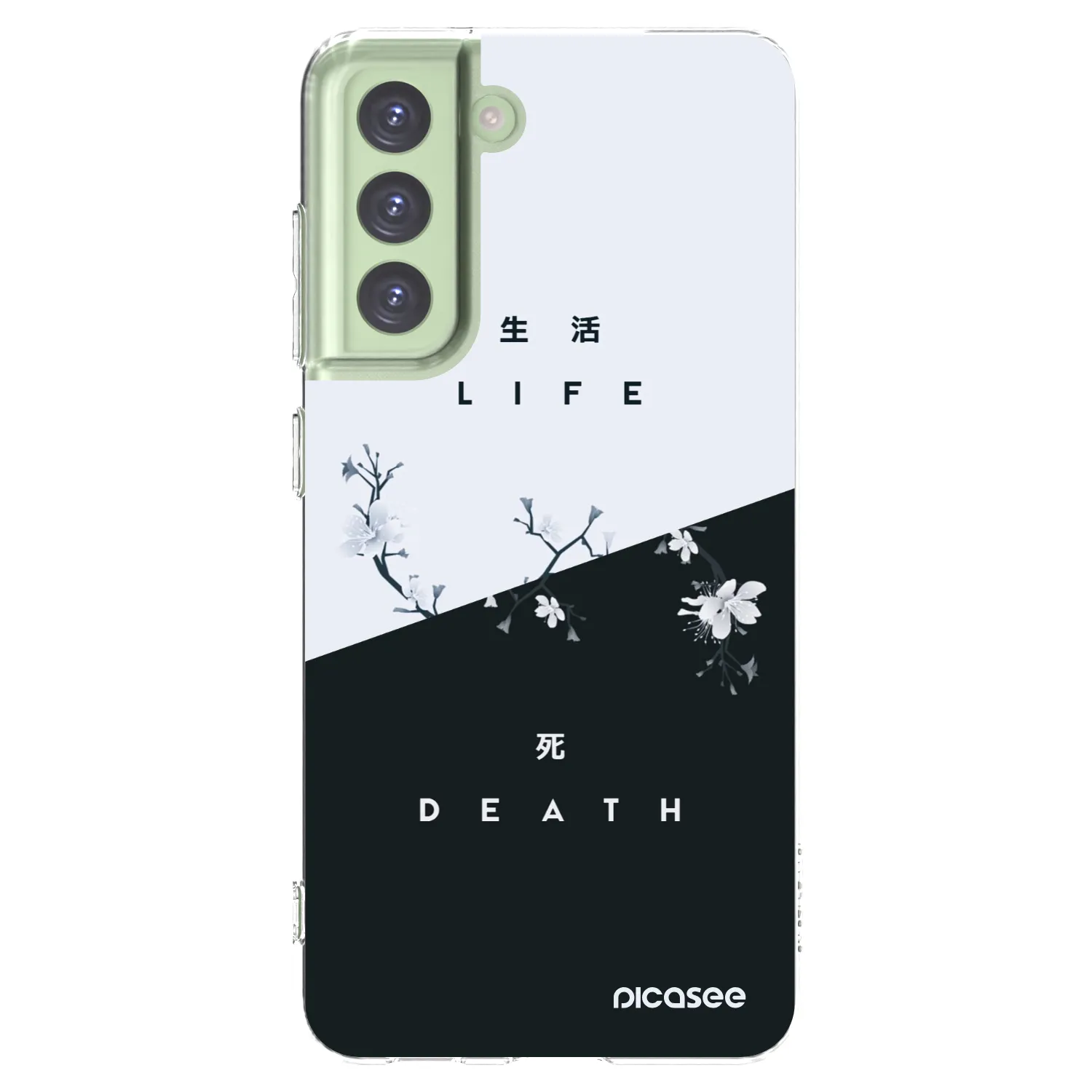 Picasee silikonski prozorni ovitek za Samsung Galaxy S21 FE 5G - Life - Death