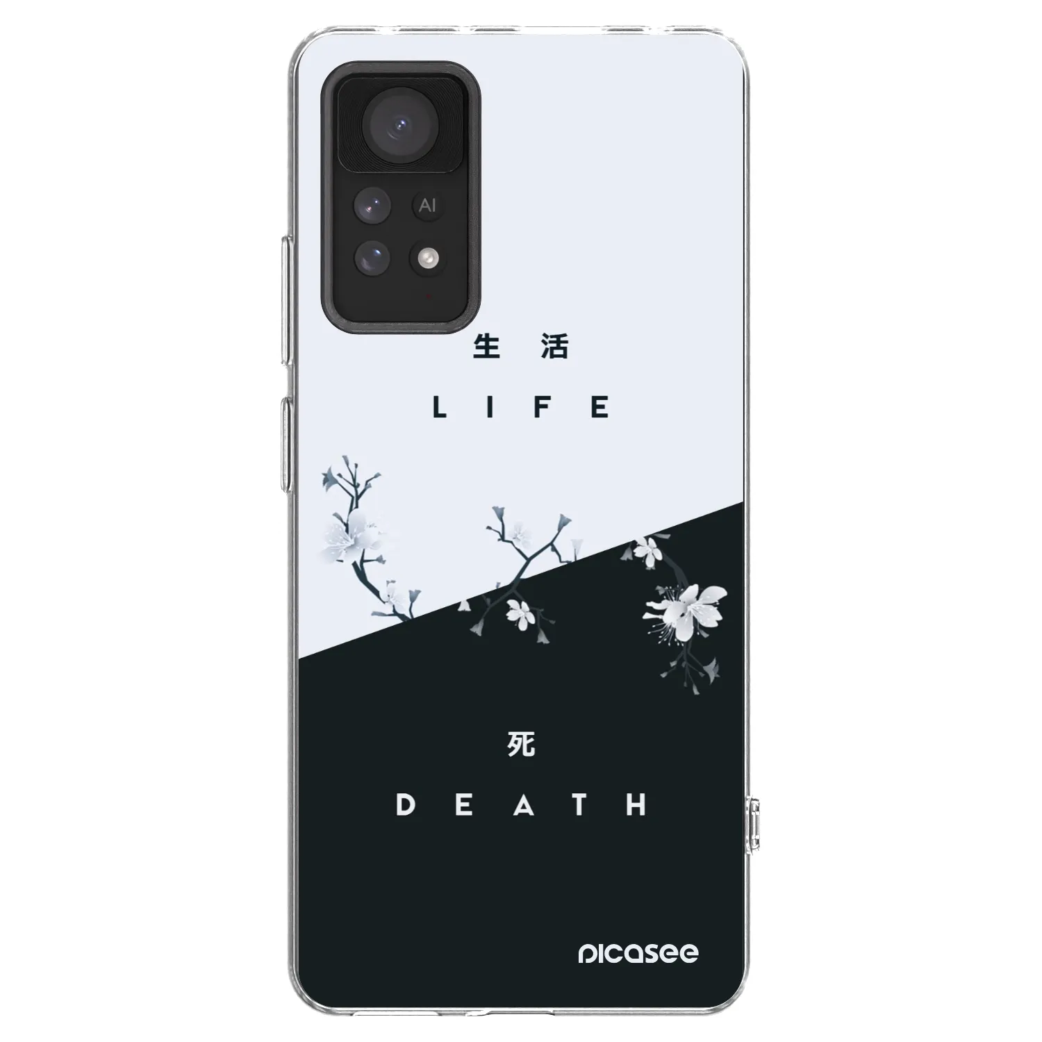 Picasee silikonski prozorni ovitek za Xiaomi Redmi Note 11 Pro 5G - Life - Death