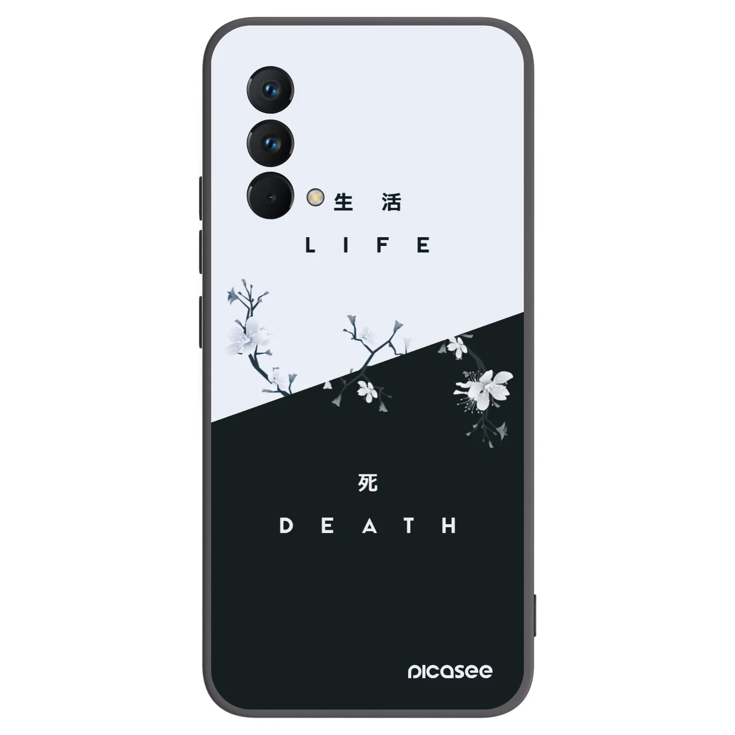 Picasee silikonski črni ovitek za Realme GT Master Edition 5G - Life - Death