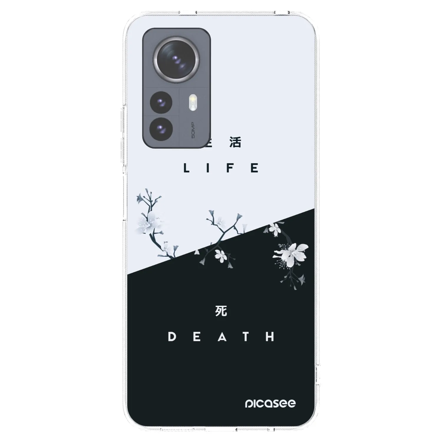 Picasee silikonski prozorni ovitek za Xiaomi 12 Pro - Life - Death