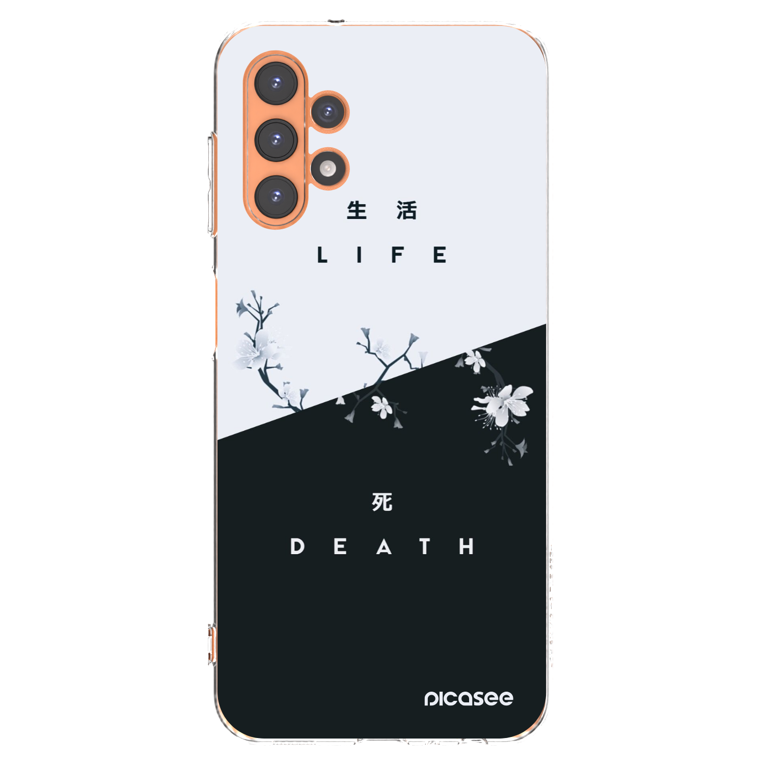 Picasee silikonski prozorni ovitek za Samsung Galaxy A13 4G A135 - Life - Death
