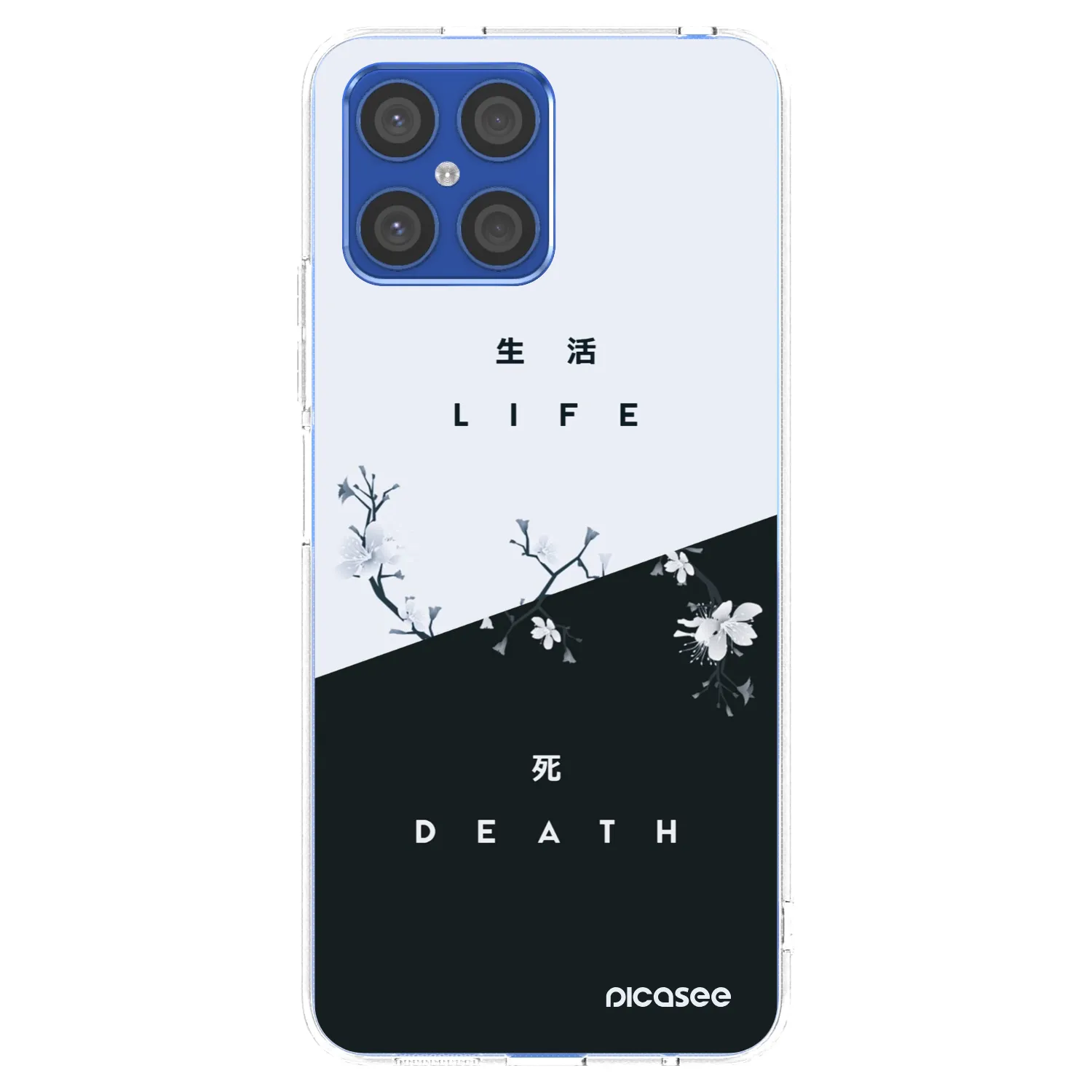 Picasee silikonski prozorni ovitek za Honor X8 4G - Life - Death