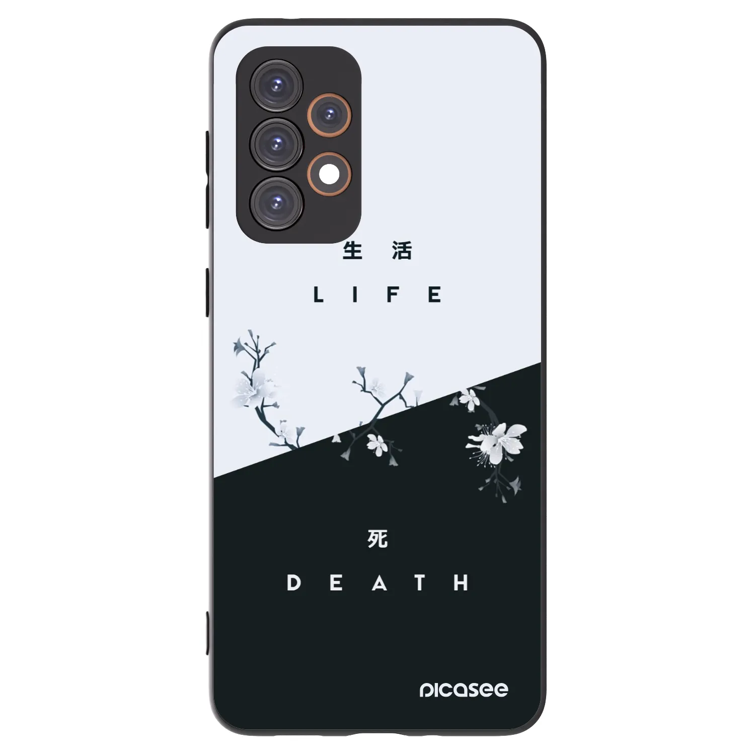Picasee silikonski črni ovitek za Samsung Galaxy A33 5G A336 - Life - Death
