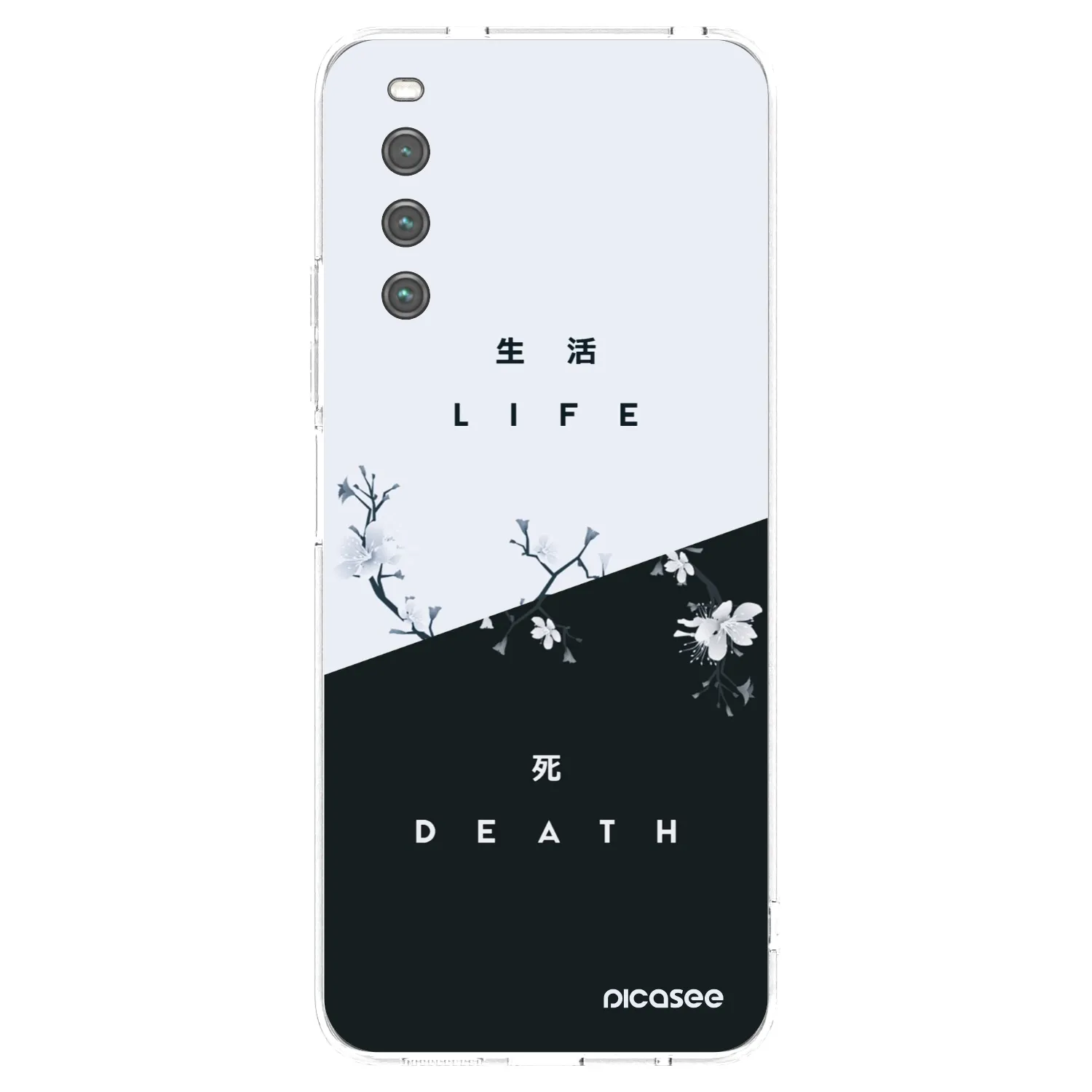 Picasee silikonski prozorni ovitek za Sony Xperia 10 IV 5G - Life - Death