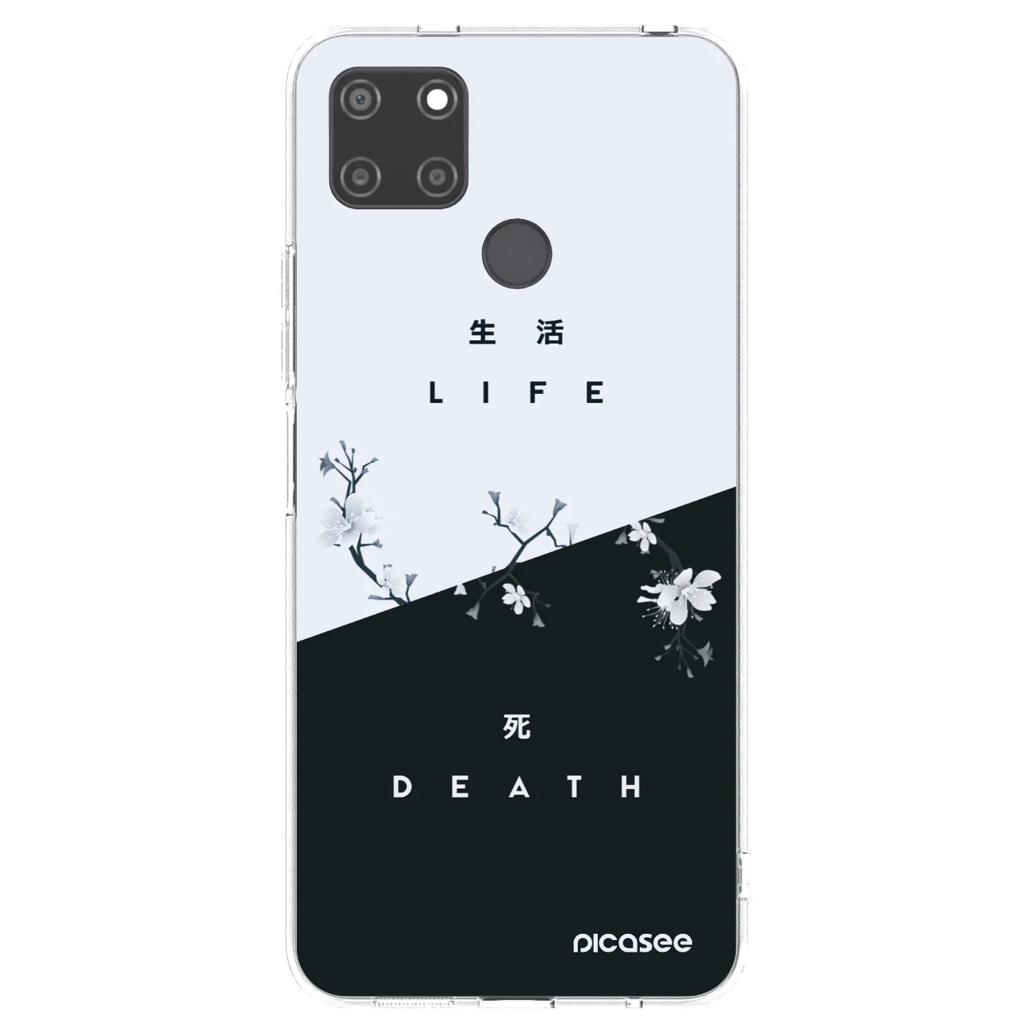 Picasee silikonski prozorni ovitek za Realme C21Y - Life - Death