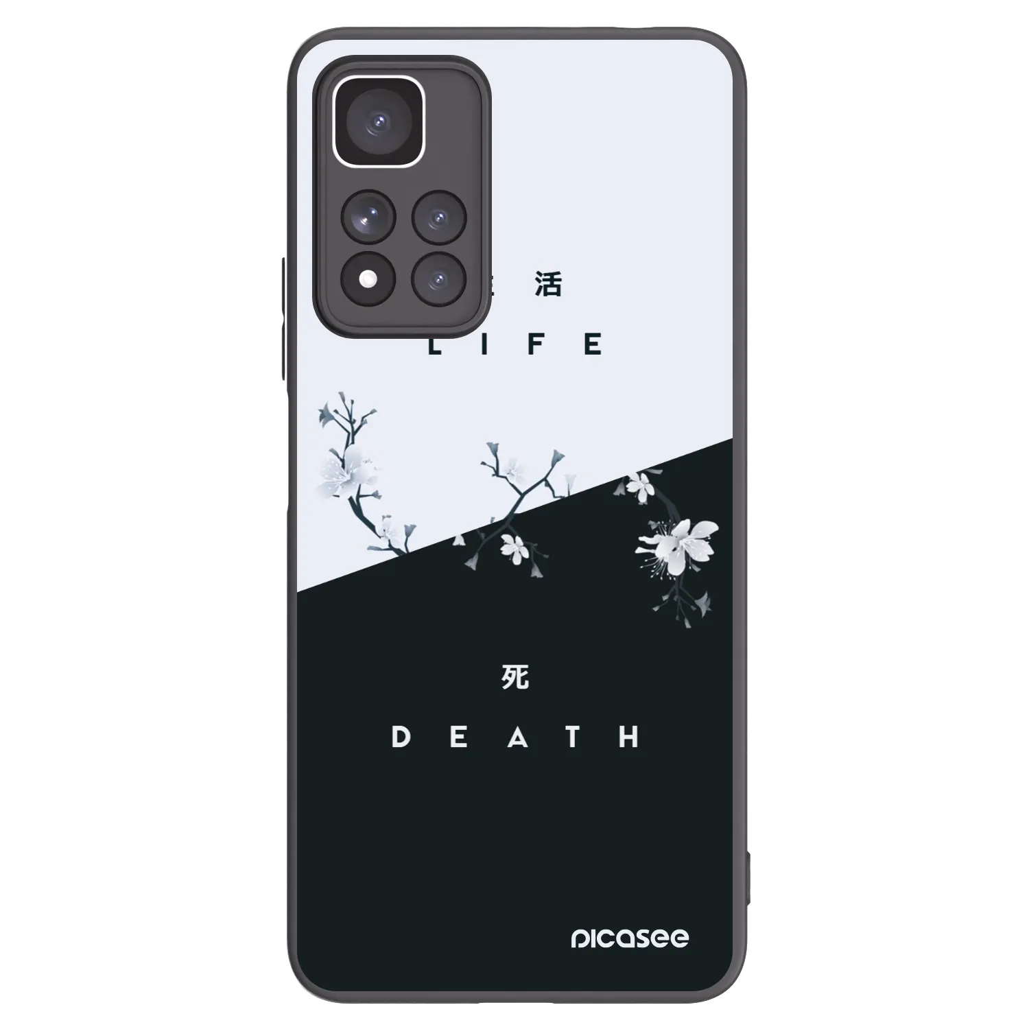 Picasee silikonski črni ovitek za Xiaomi Redmi Note 11 Pro+ 5G - Life - Death