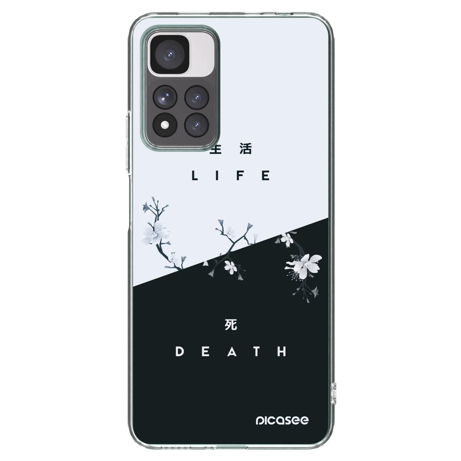 Picasee silikonski prozorni ovitek za Xiaomi Redmi Note 11 Pro+ 5G - Life - Death