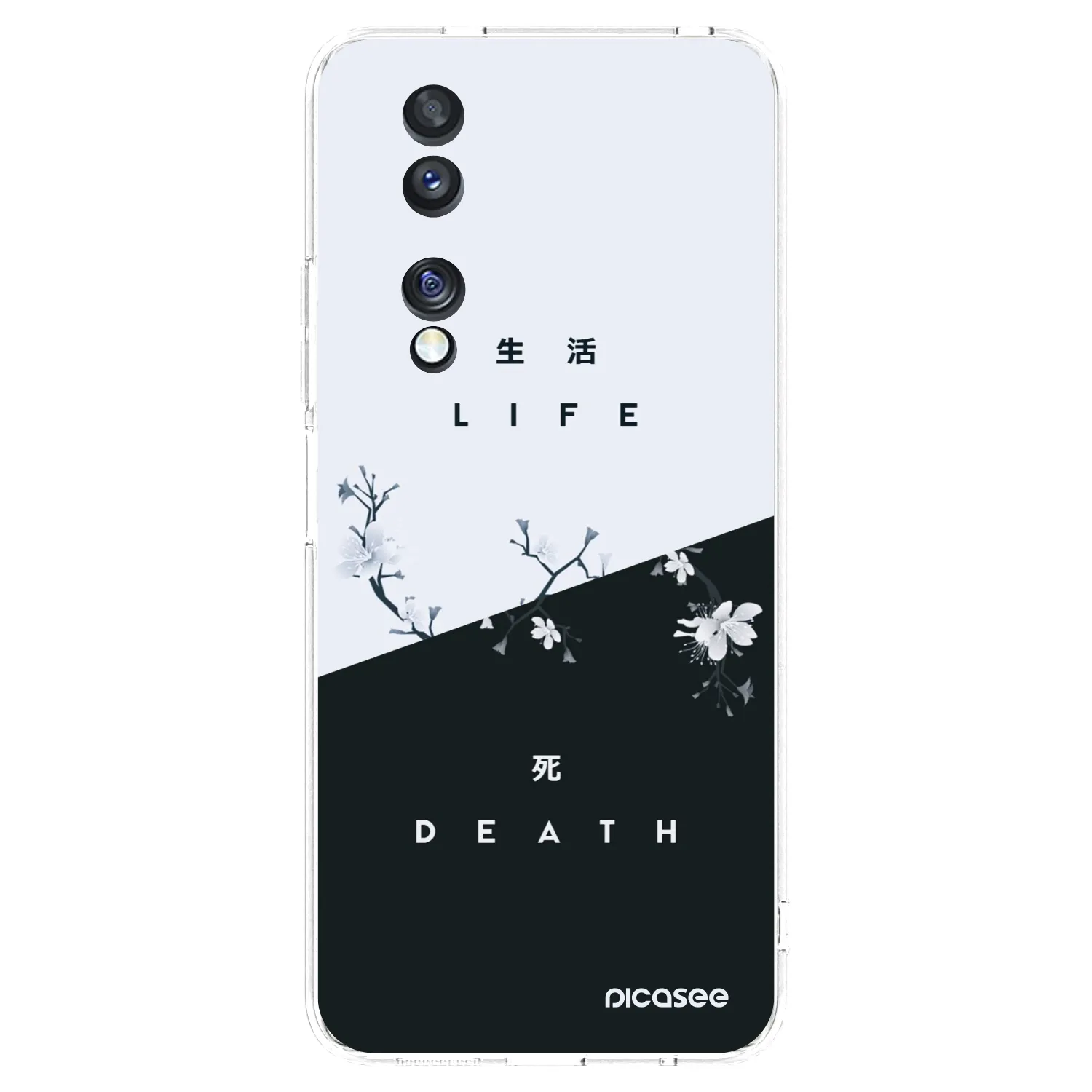 Picasee silikonski prozorni ovitek za Honor 70 - Life - Death