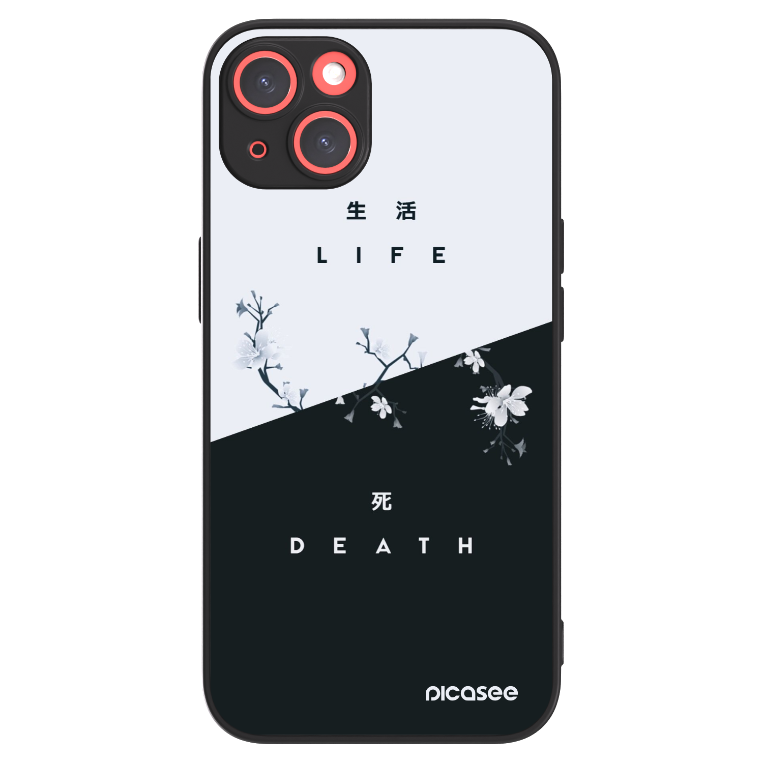 Picasee ULTIMATE CASE MagSafe za Apple iPhone 13 - Life - Death