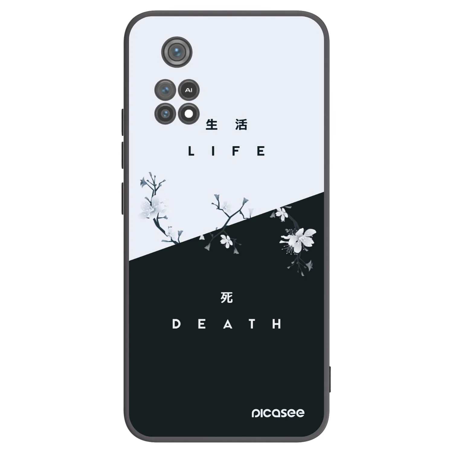 Picasee silikonski črni ovitek za Xiaomi Poco M4 Pro - Life - Death