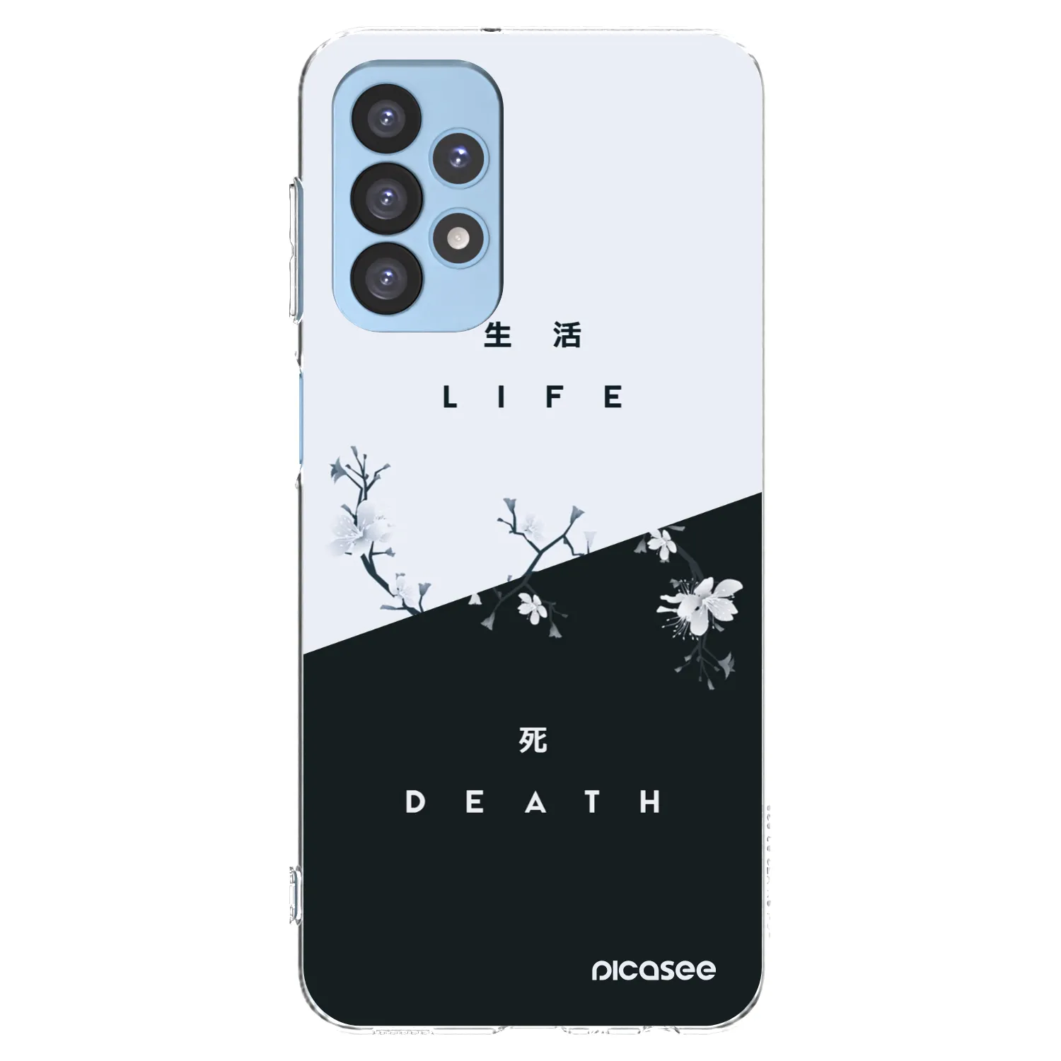 Picasee silikonski prozorni ovitek za Samsung Galaxy A23 A235F 4G - Life - Death