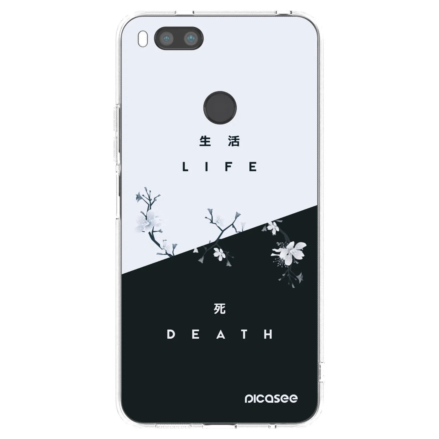 Picasee silikonski prozorni ovitek za Xiaomi Redmi A1 - Life - Death
