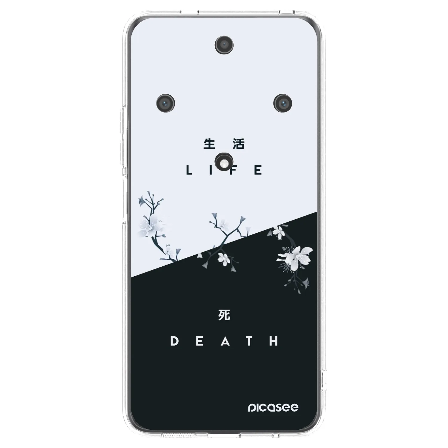 Picasee silikonski prozorni ovitek za Honor Magic5 Lite 5G - Life - Death