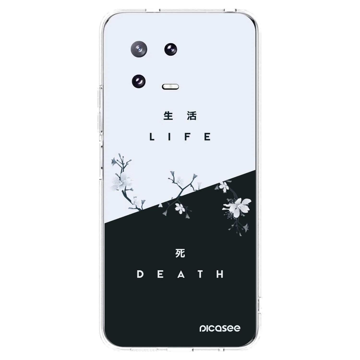 Picasee silikonski prozorni ovitek za Xiaomi 13 Pro - Life - Death