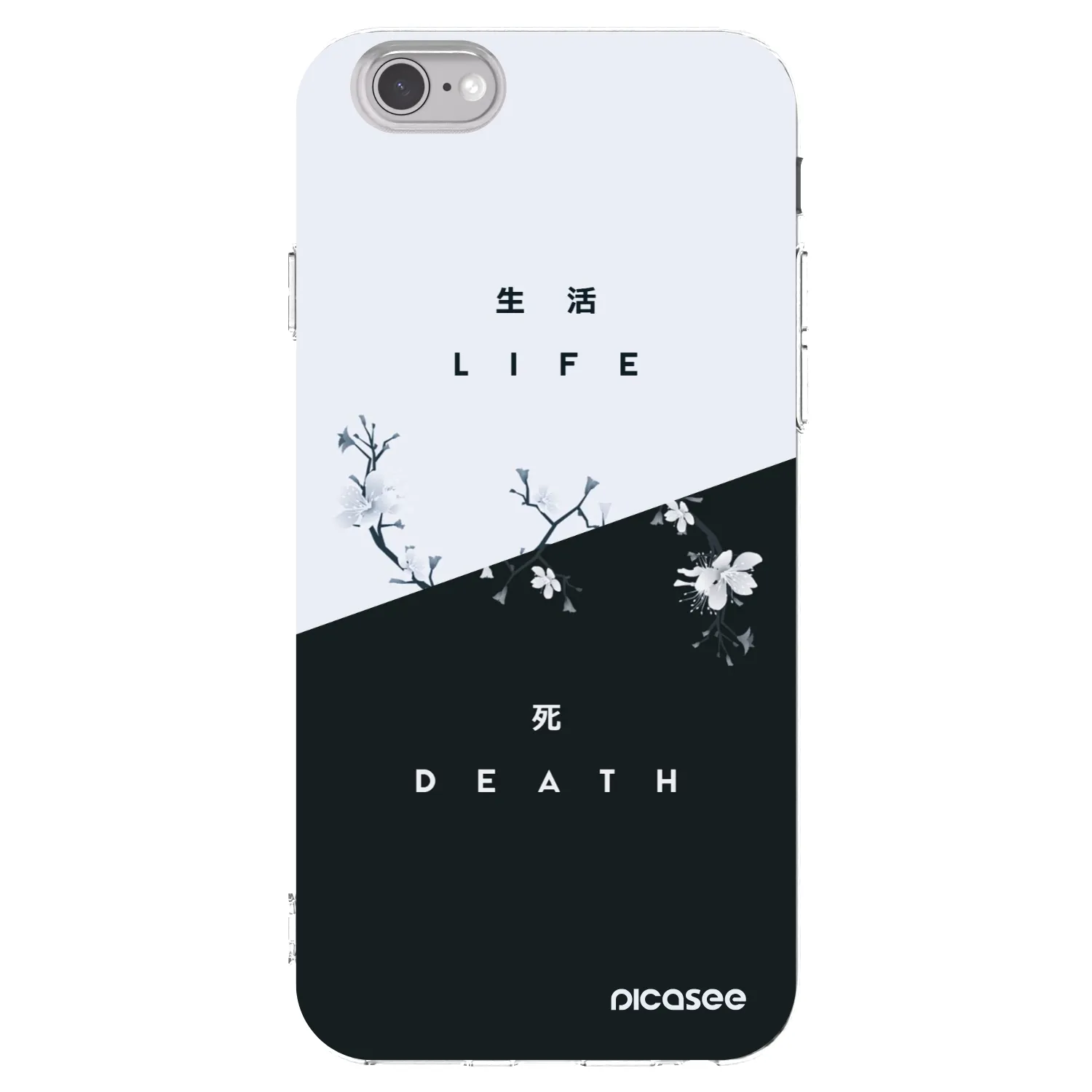 Picasee silikonski prozorni ovitek za Apple iPhone 6/6S - Life - Death