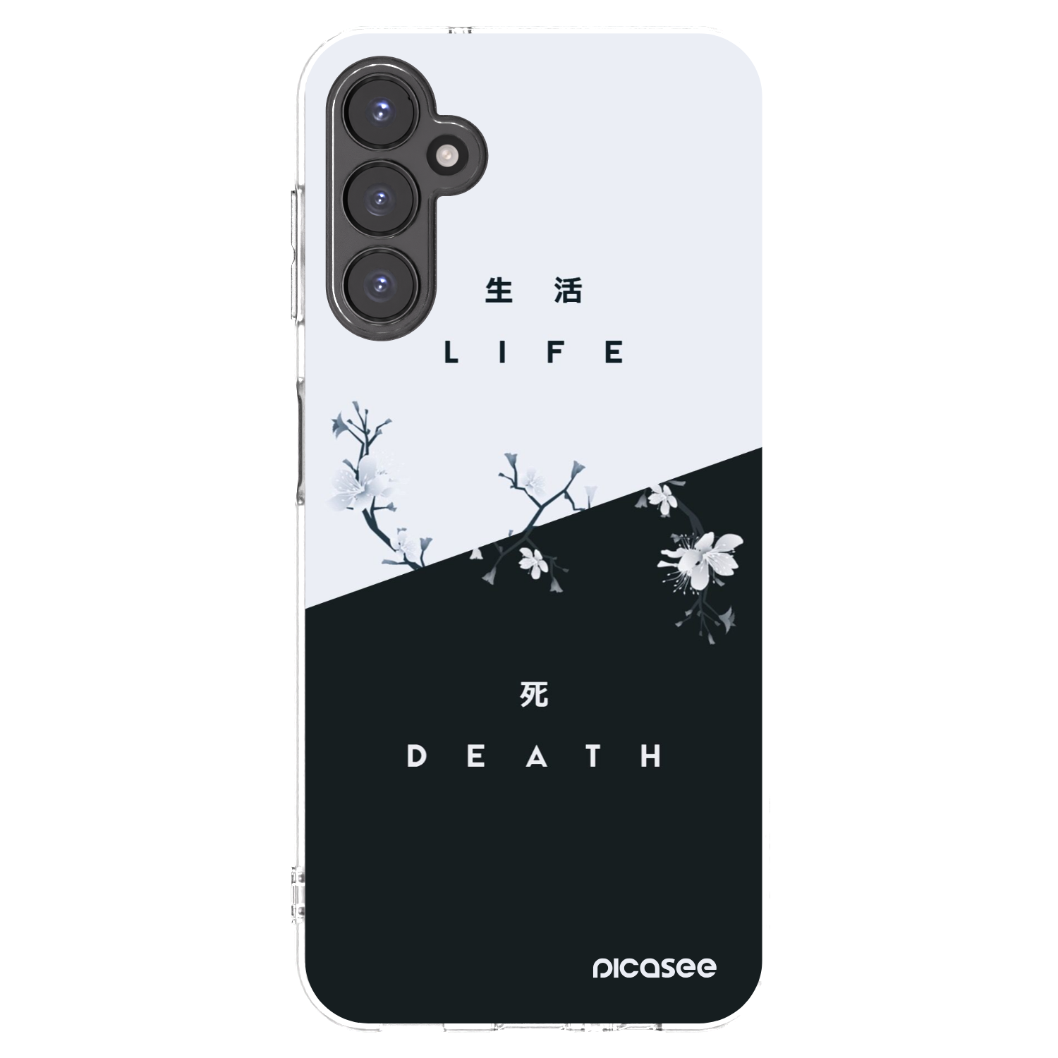 Picasee silikonski prozorni ovitek za Samsung Galaxy A14 4G A145R - Life - Death