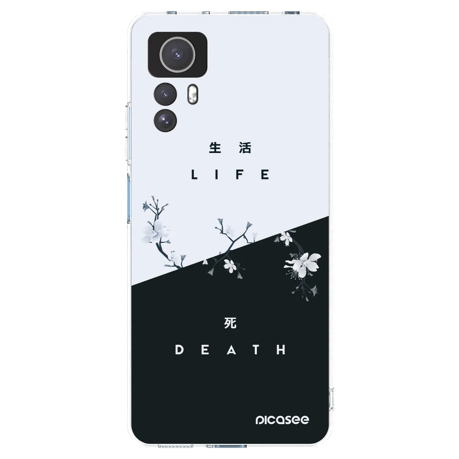 Picasee silikonski prozorni ovitek za Xiaomi Redmi Note 12S - Life - Death