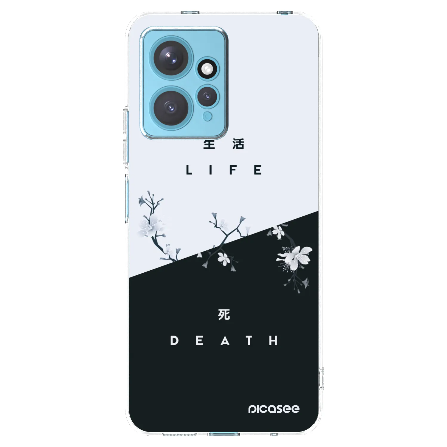 Picasee silikonski prozorni ovitek za Xiaomi Redmi Note 12 4G - Life - Death