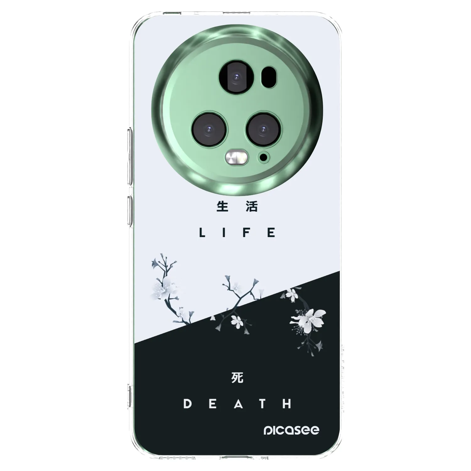 Picasee silikonski prozorni ovitek za Honor Magic5 Pro - Life - Death