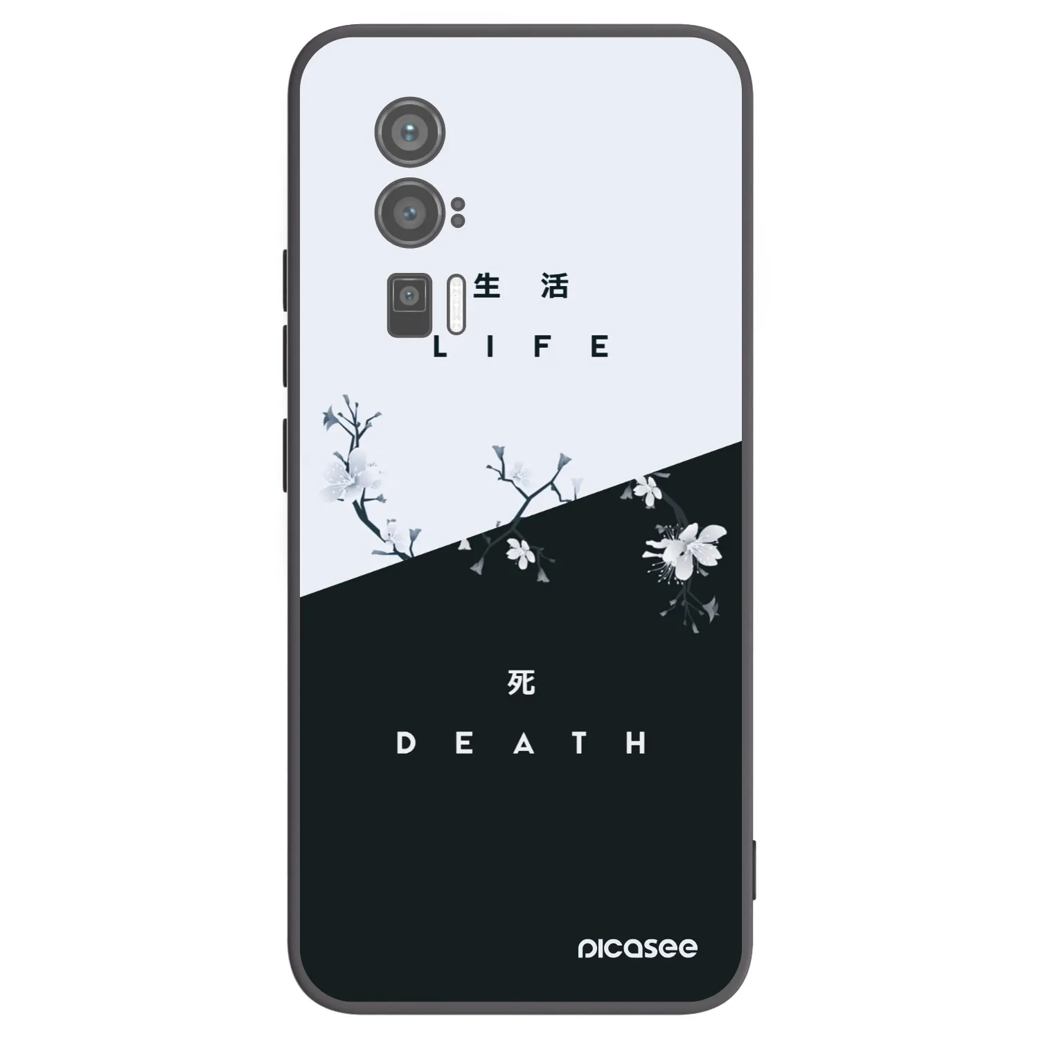 Picasee silikonski črni ovitek za Xiaomi Poco F5 Pro 5G - Life - Death