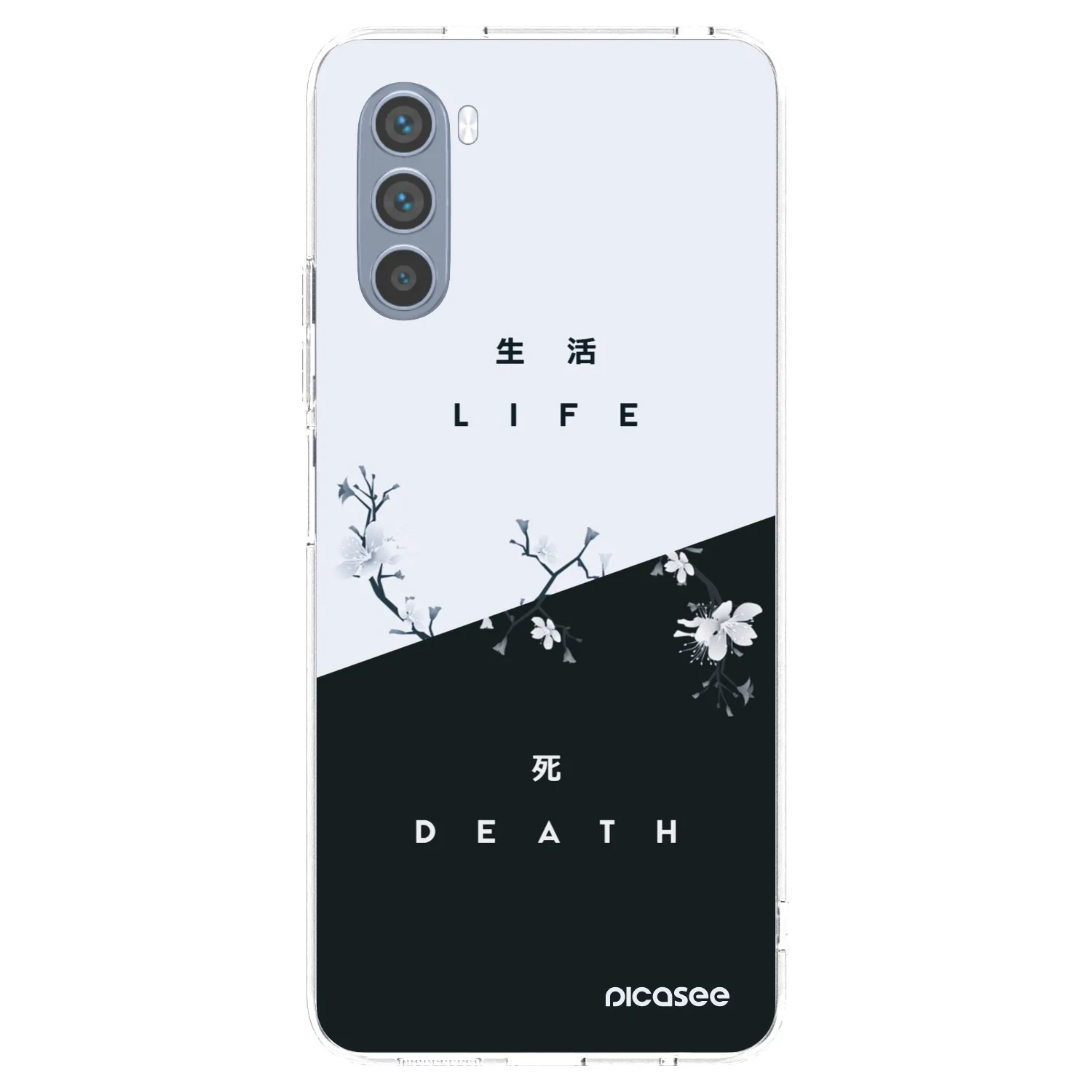 Picasee silikonski prozorni ovitek za Motorola Moto G62 - Life - Death