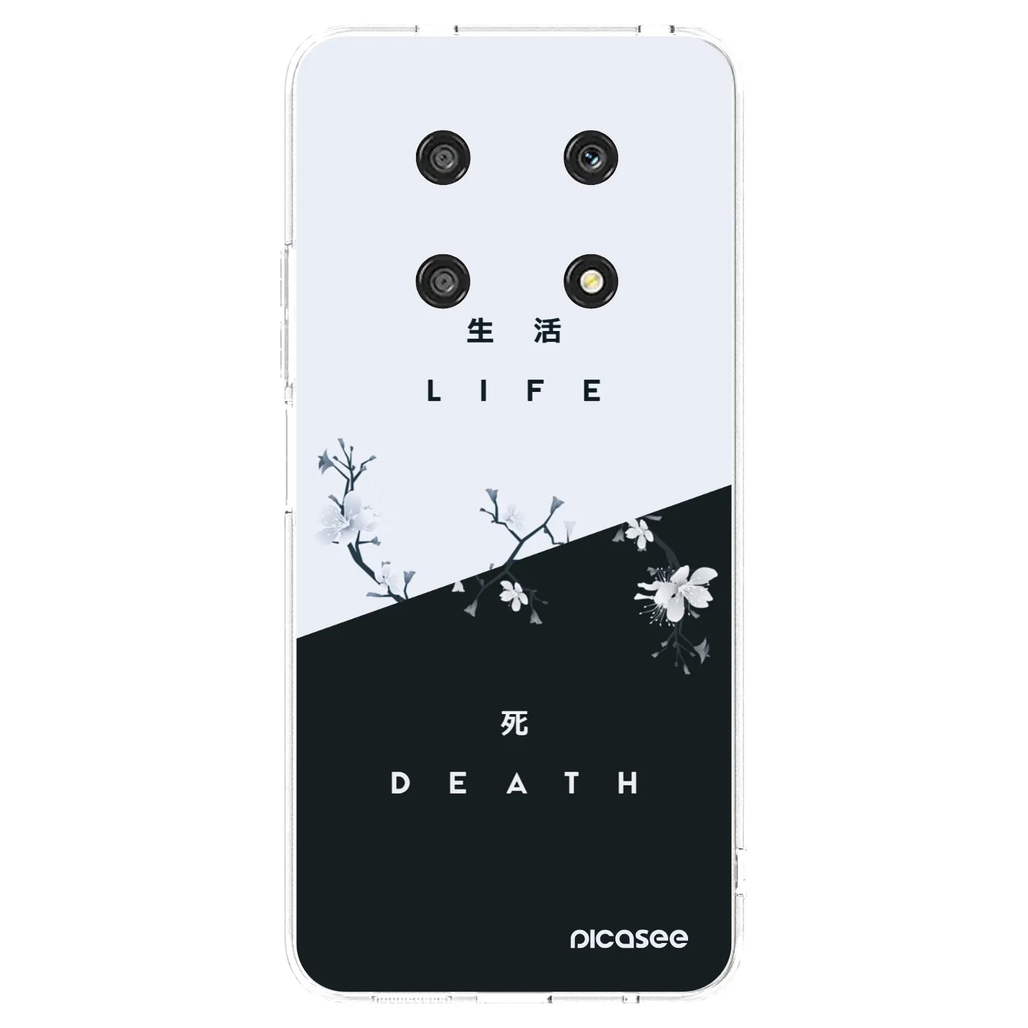 Picasee silikonski prozorni ovitek za Honor Magic4 Lite 5G - Life - Death