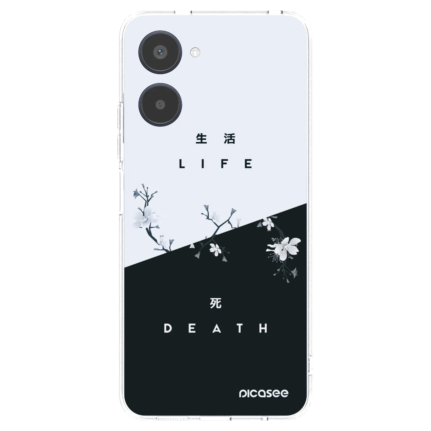 Picasee silikonski prozorni ovitek za Realme 10 4G - Life - Death
