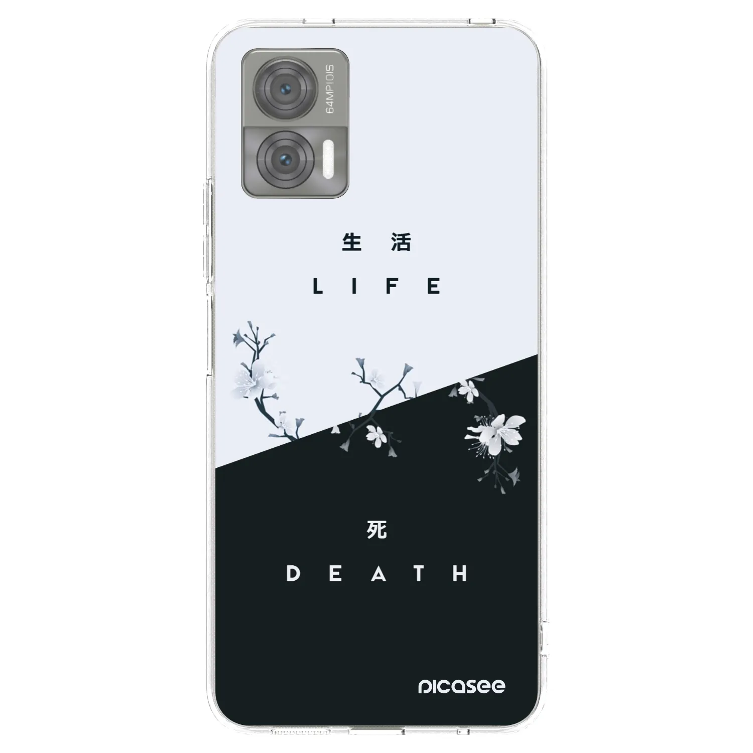 Picasee silikonski prozorni ovitek za Motorola Edge 30 Neo - Life - Death