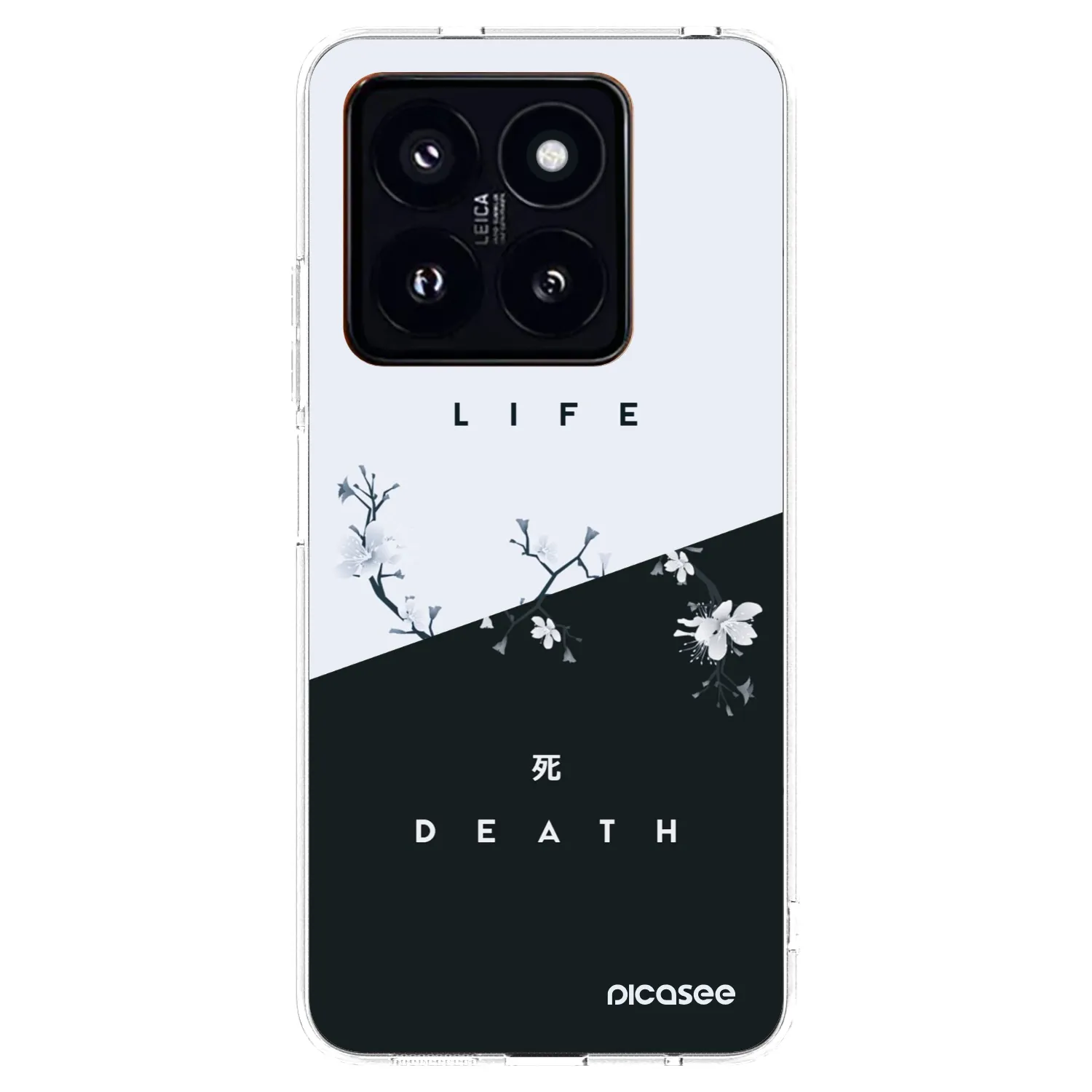 Picasee silikonski prozorni ovitek za Xiaomi 14 Pro - Life - Death