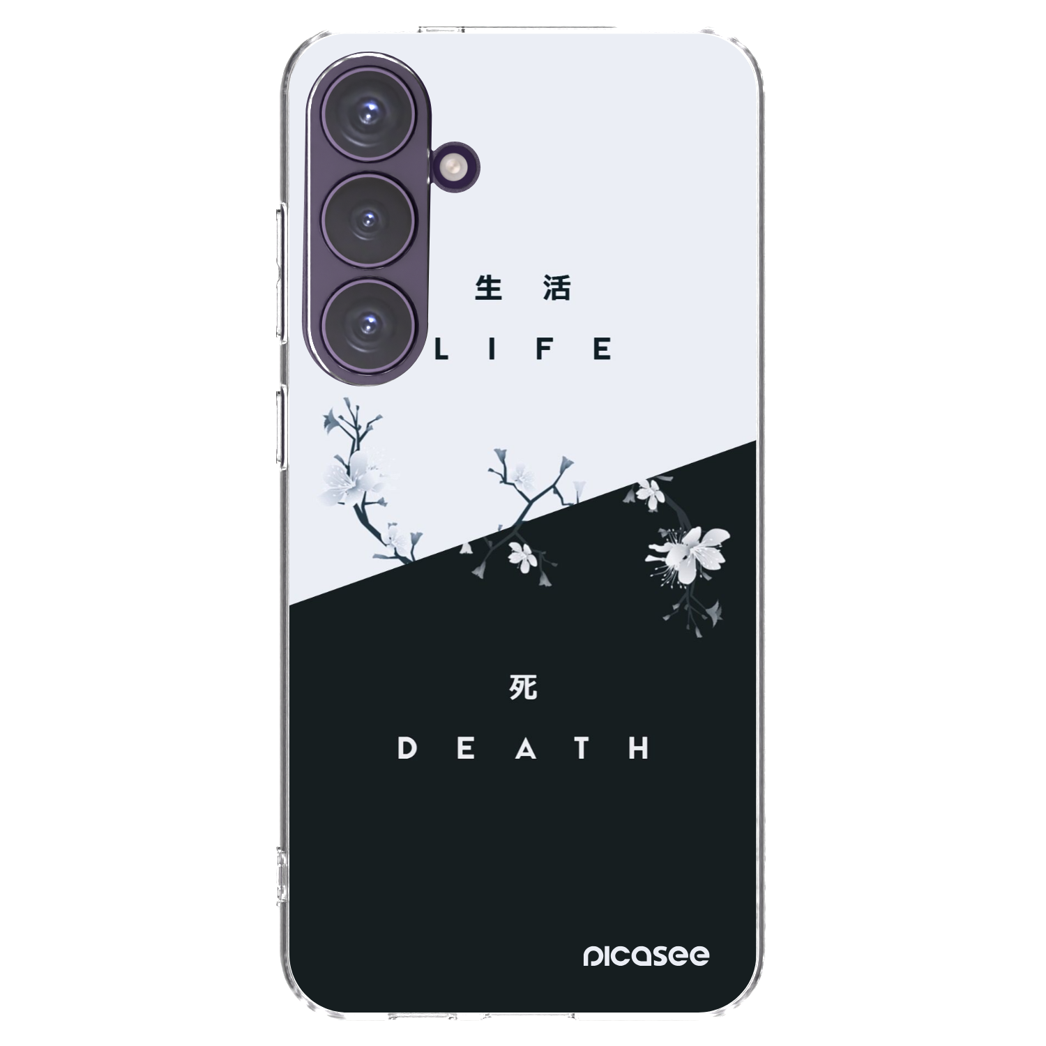 Picasee silikonski prozorni ovitek za Samsung Galaxy S24+ S926B 5G - Life - Death