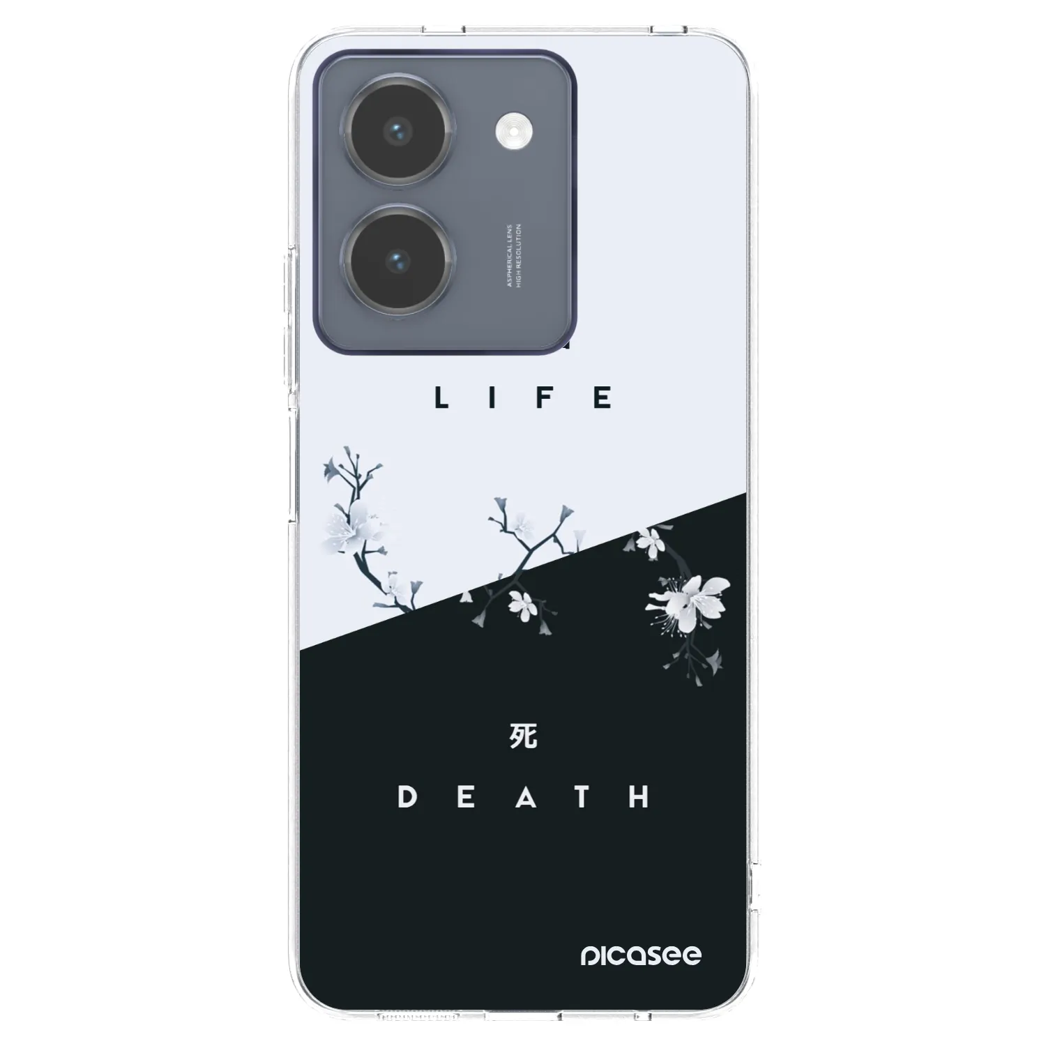 Picasee silikonski prozorni ovitek za Vivo Y36 4G - Life - Death