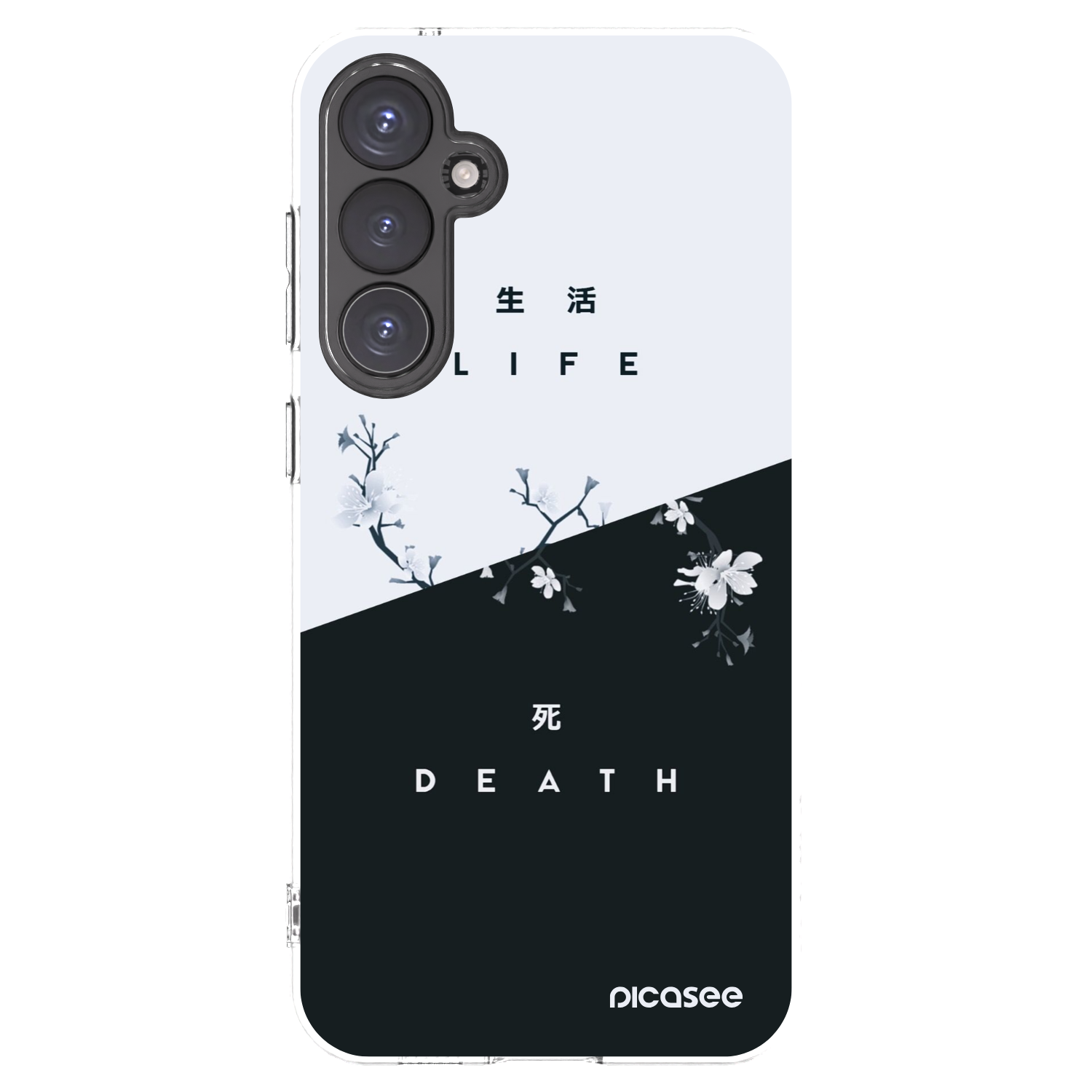 Picasee silikonski prozorni ovitek za Samsung Galaxy S23 FE S711B - Life - Death